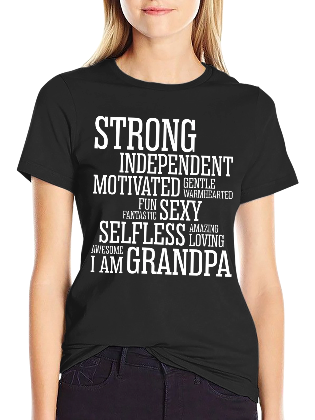 Strong Grandpa T-Shirt - Funny Grandfather Tee
