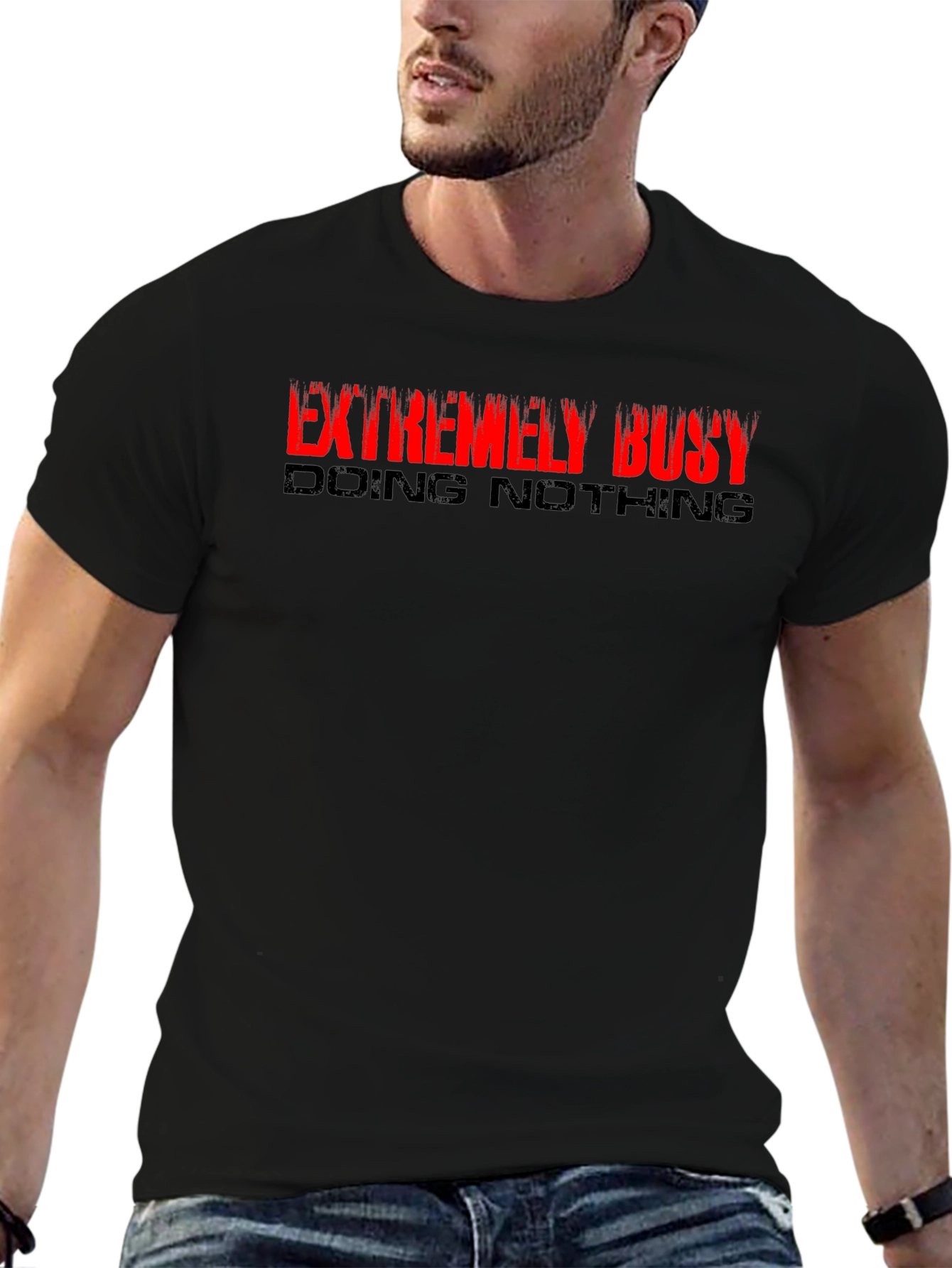 Extremely Busy T-Shirt - Soft Cotton Blend