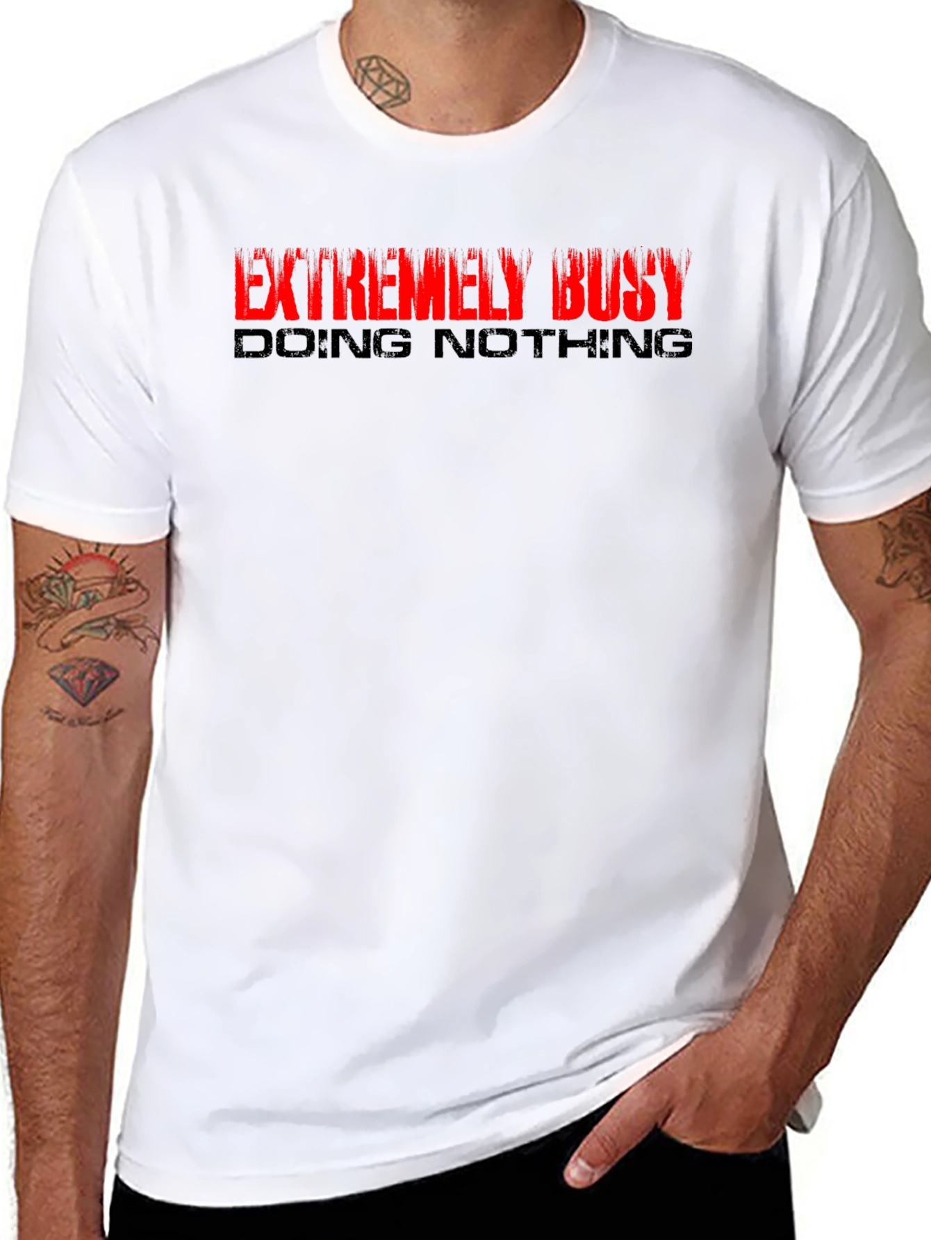 Extremely Busy T-Shirt - Soft Cotton Blend