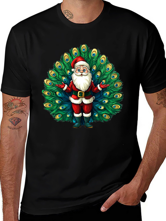 Santa Claus Peacock Tee