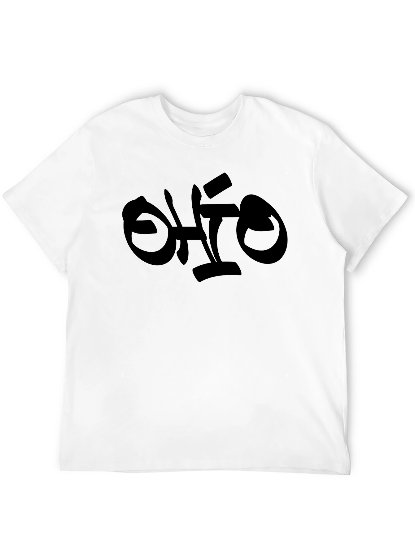 Ohio Graphic Print Black T-Shirt