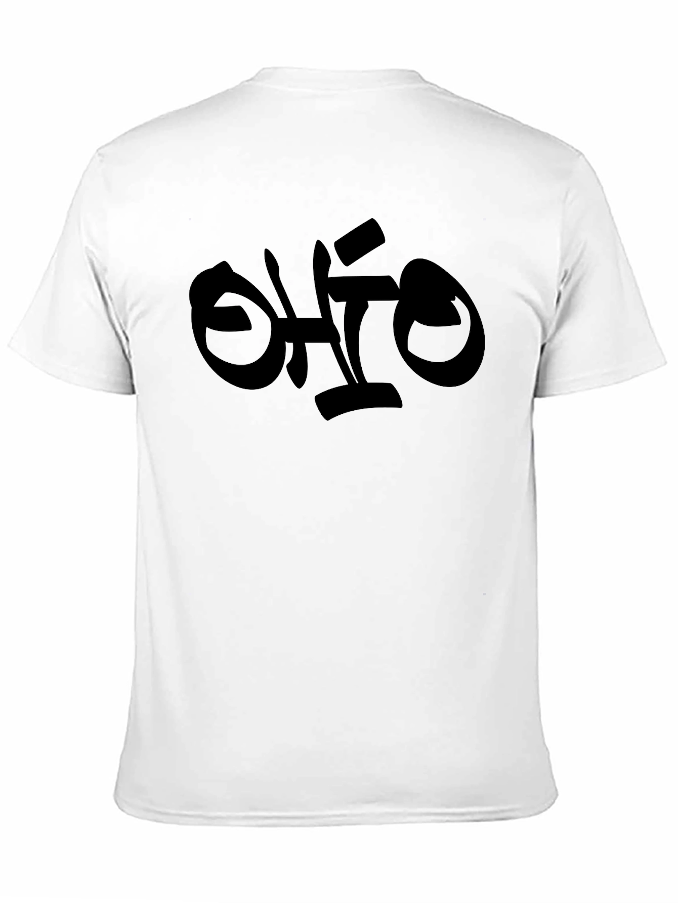 Ohio Graphic Print Black T-Shirt