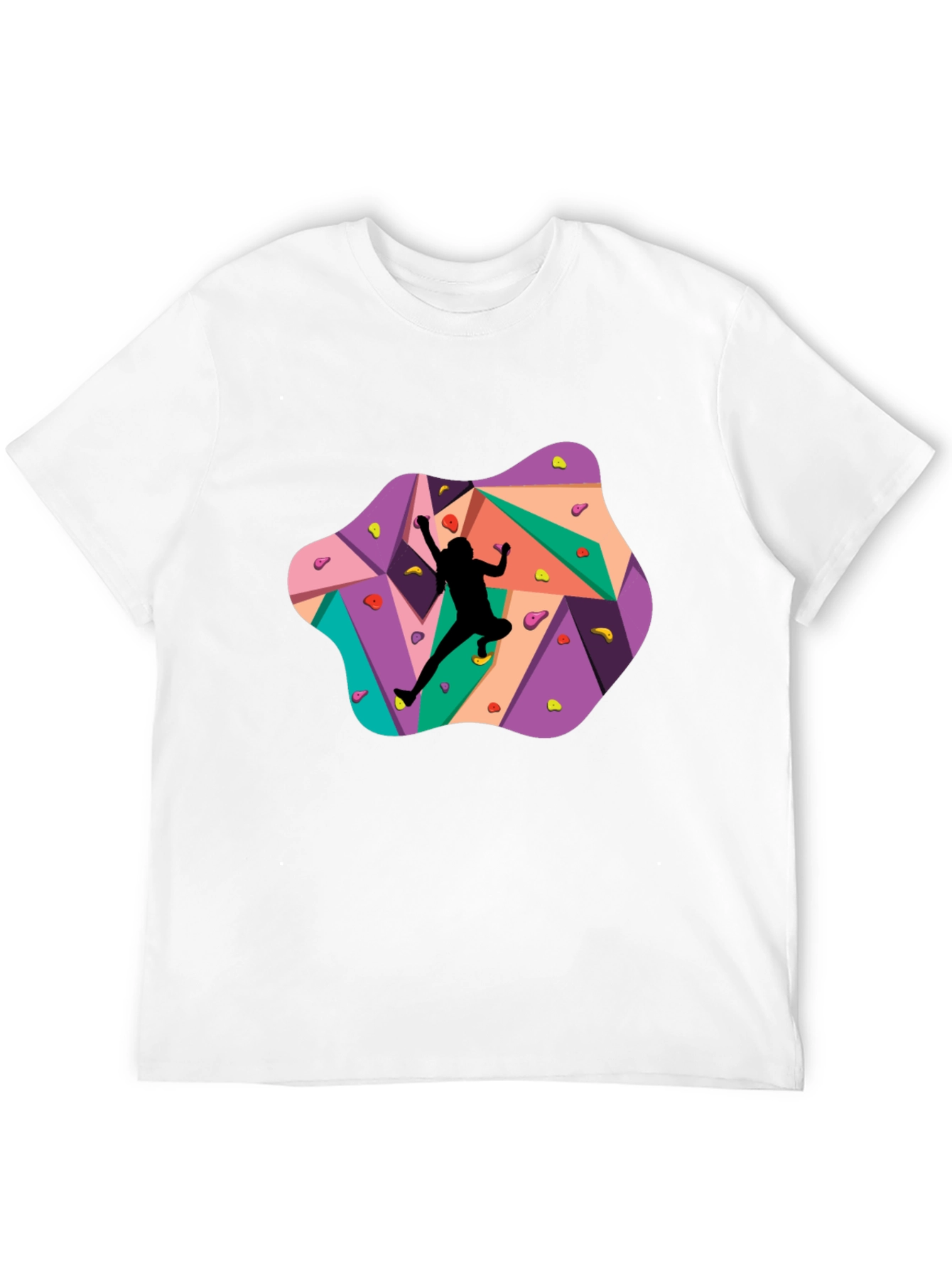 Climbing Wall Graphic Tee - Black T-Shirt