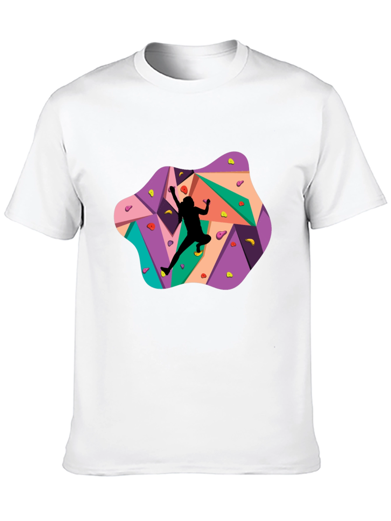 Climbing Wall Graphic Tee - Black T-Shirt