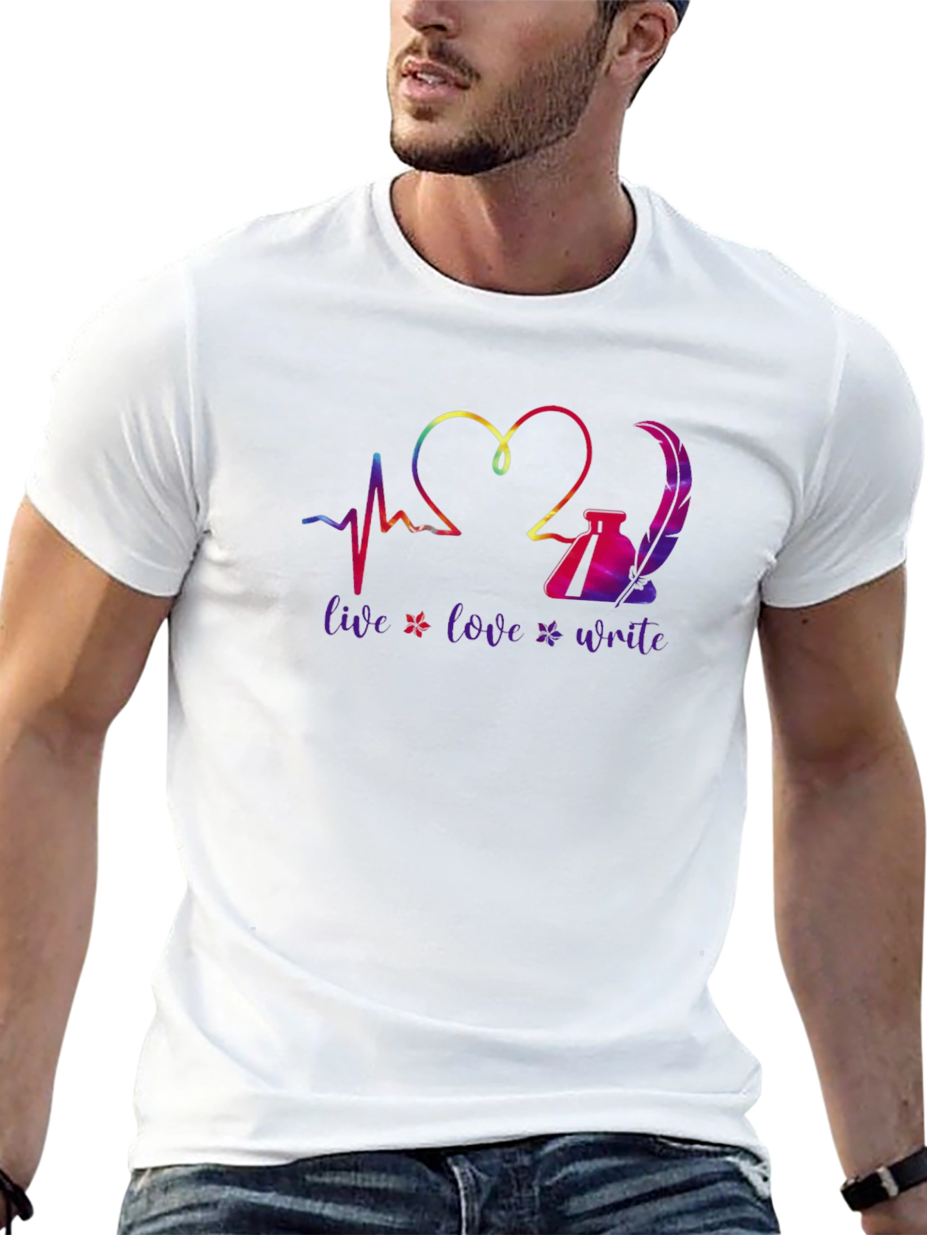 Live Love Write Graphic Tee
