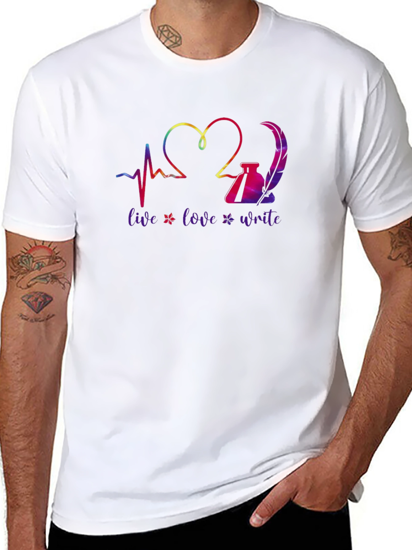 Live Love Write Graphic Tee