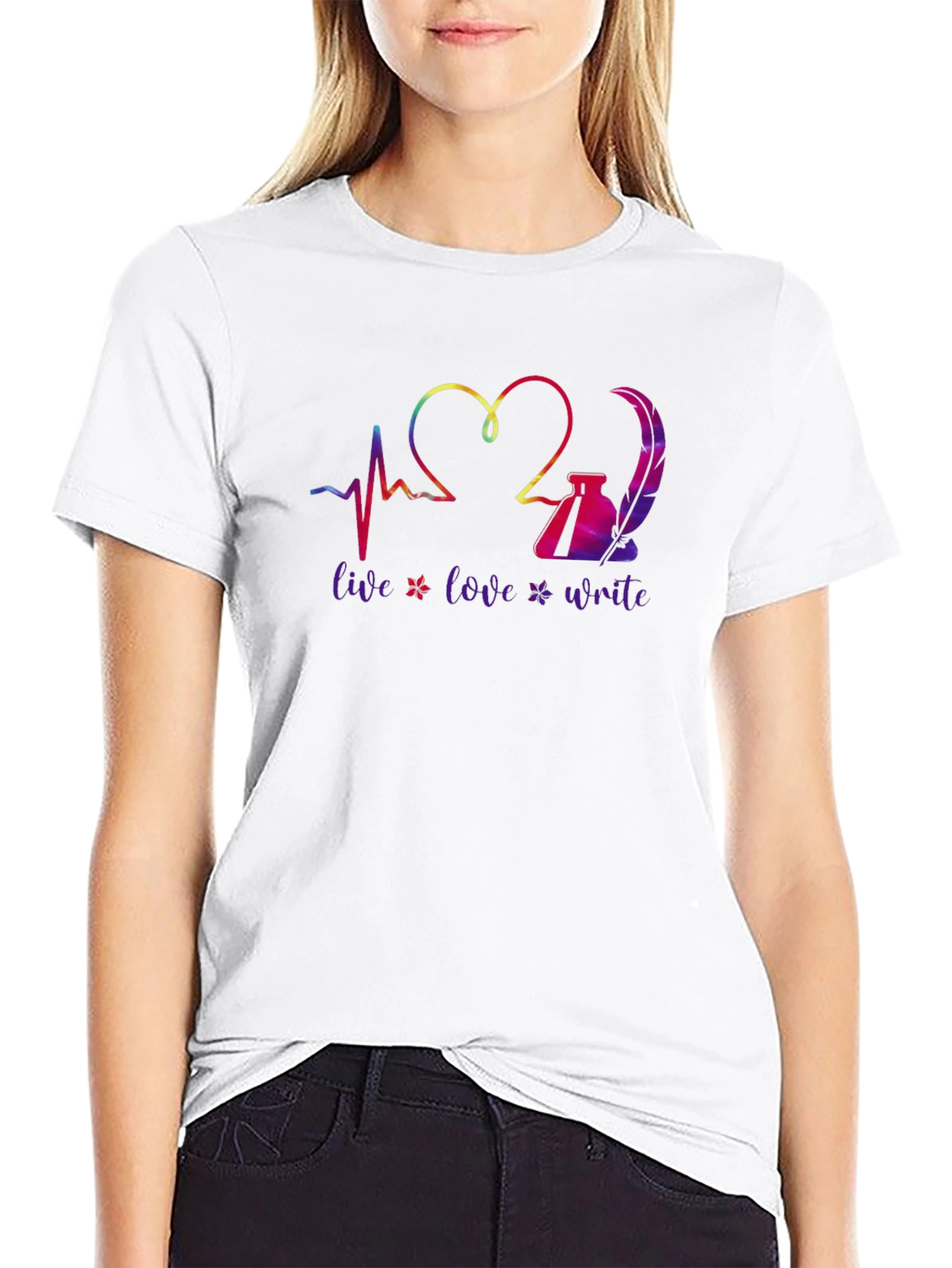 Live Love Write Graphic Tee