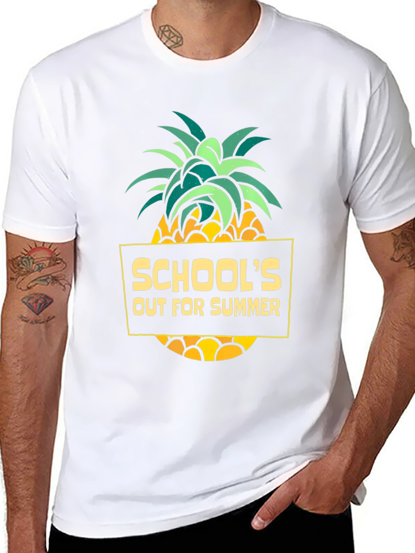 Schools Out for Summer Pineapple T-Shirt