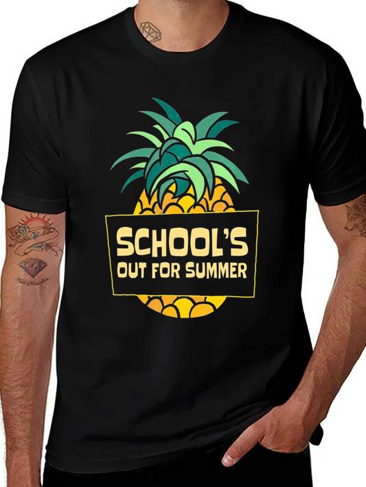 Schools Out for Summer Pineapple T-Shirt