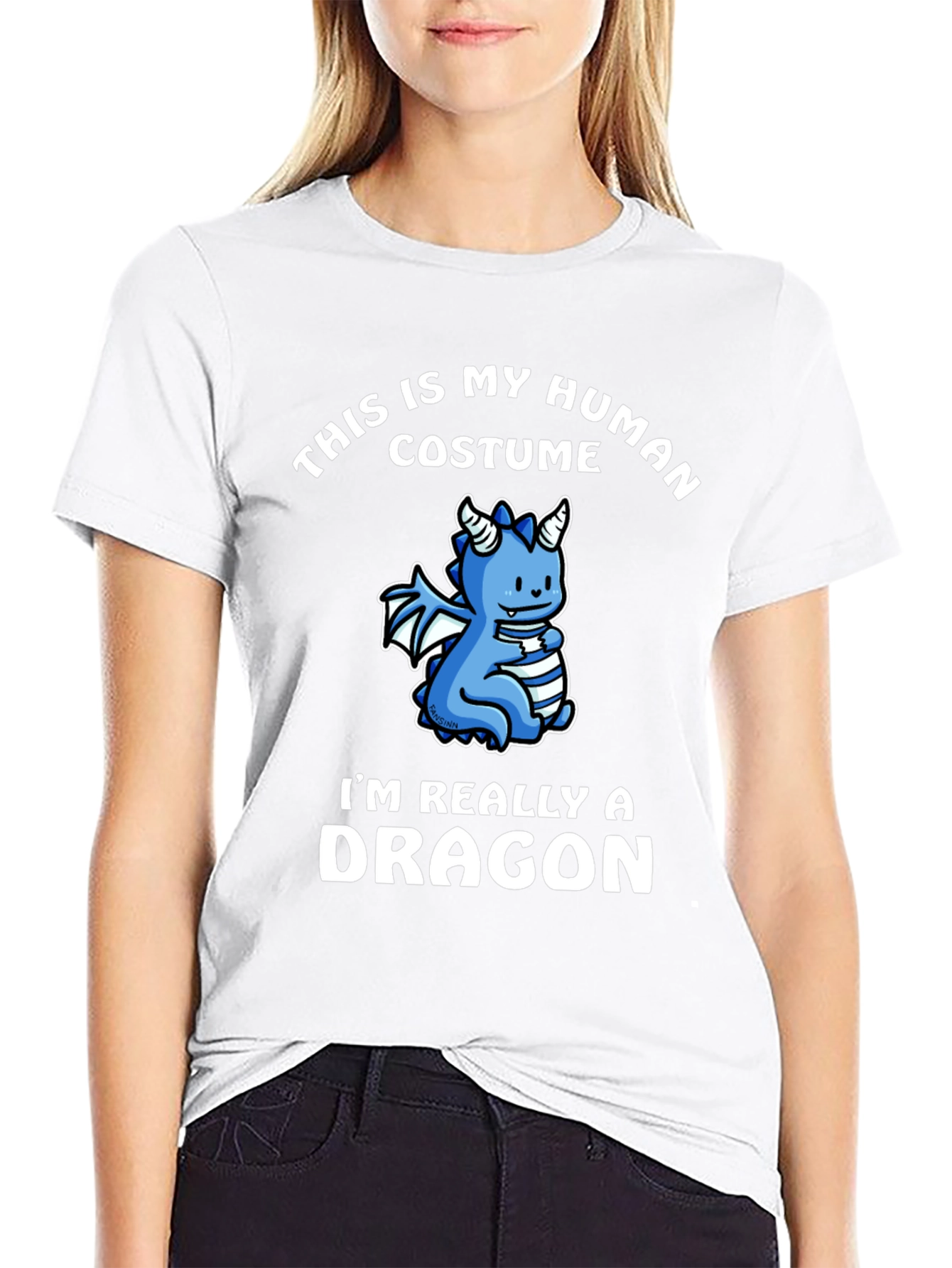 Funny Dragon Costume Graphic T-Shirt