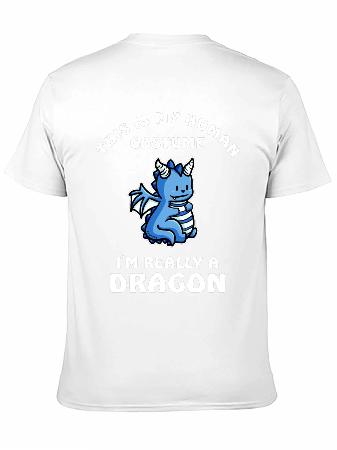Funny Dragon Costume Graphic T-Shirt