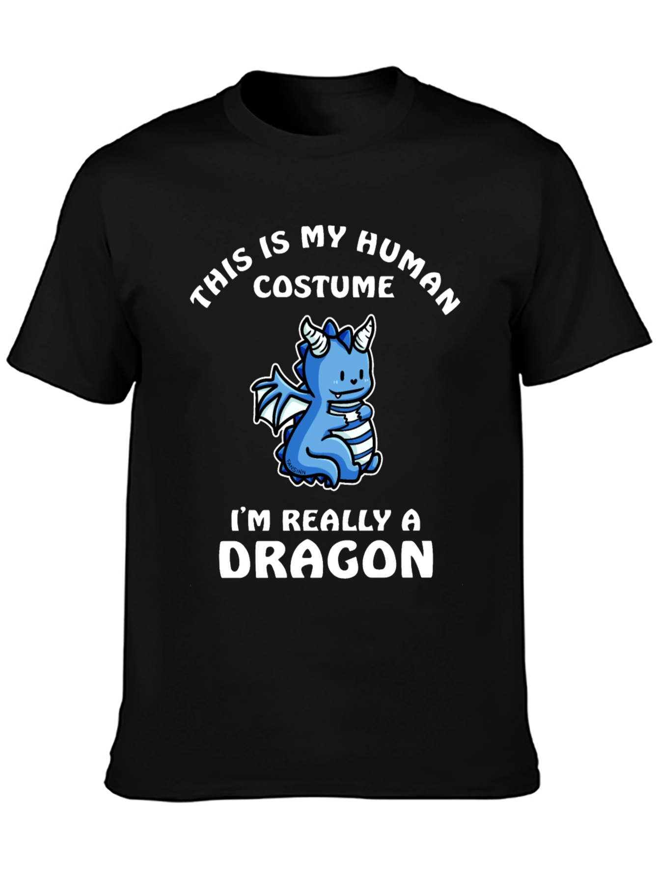 Funny Dragon Costume Graphic T-Shirt
