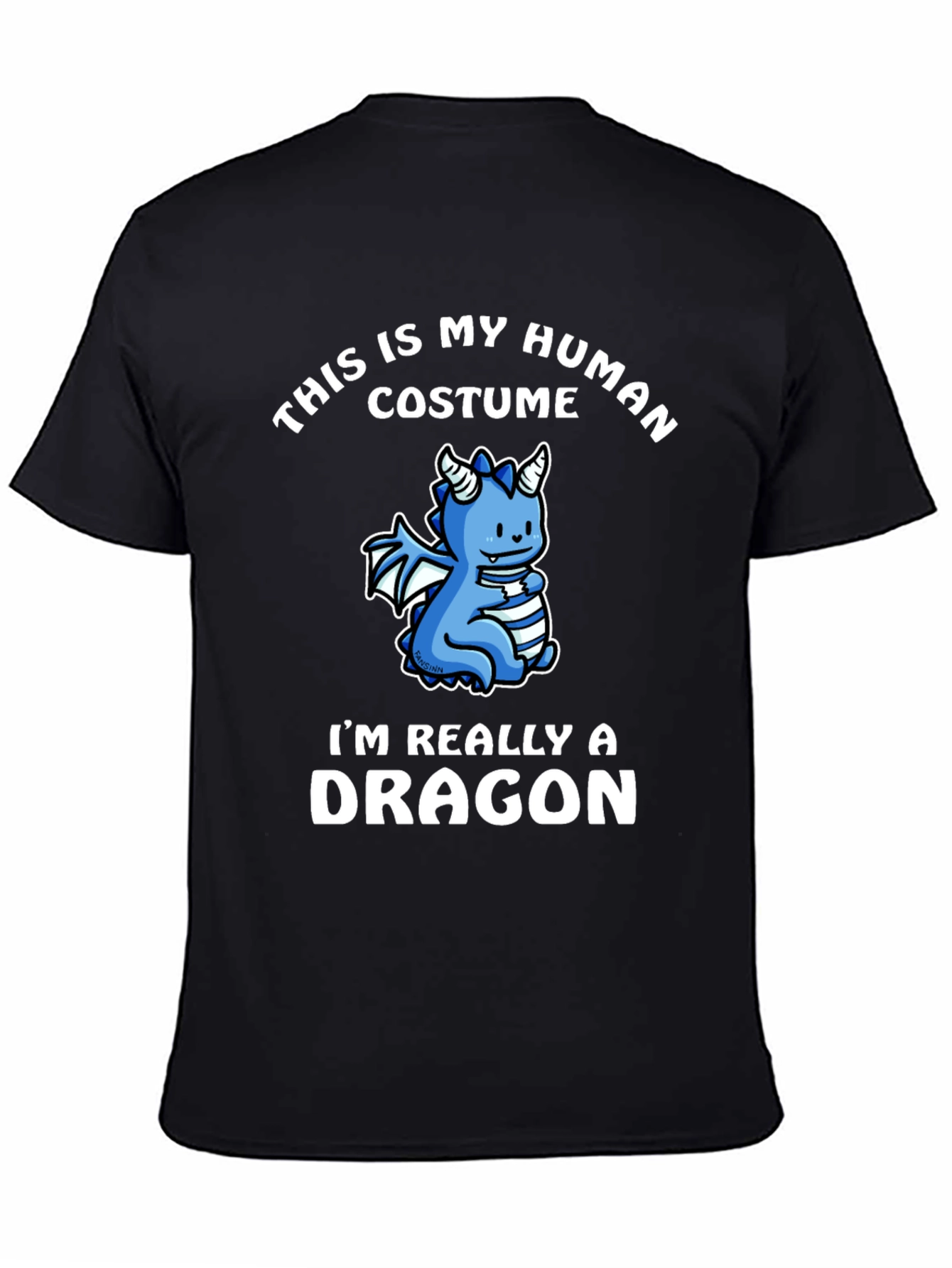 Funny Dragon Costume Graphic T-Shirt