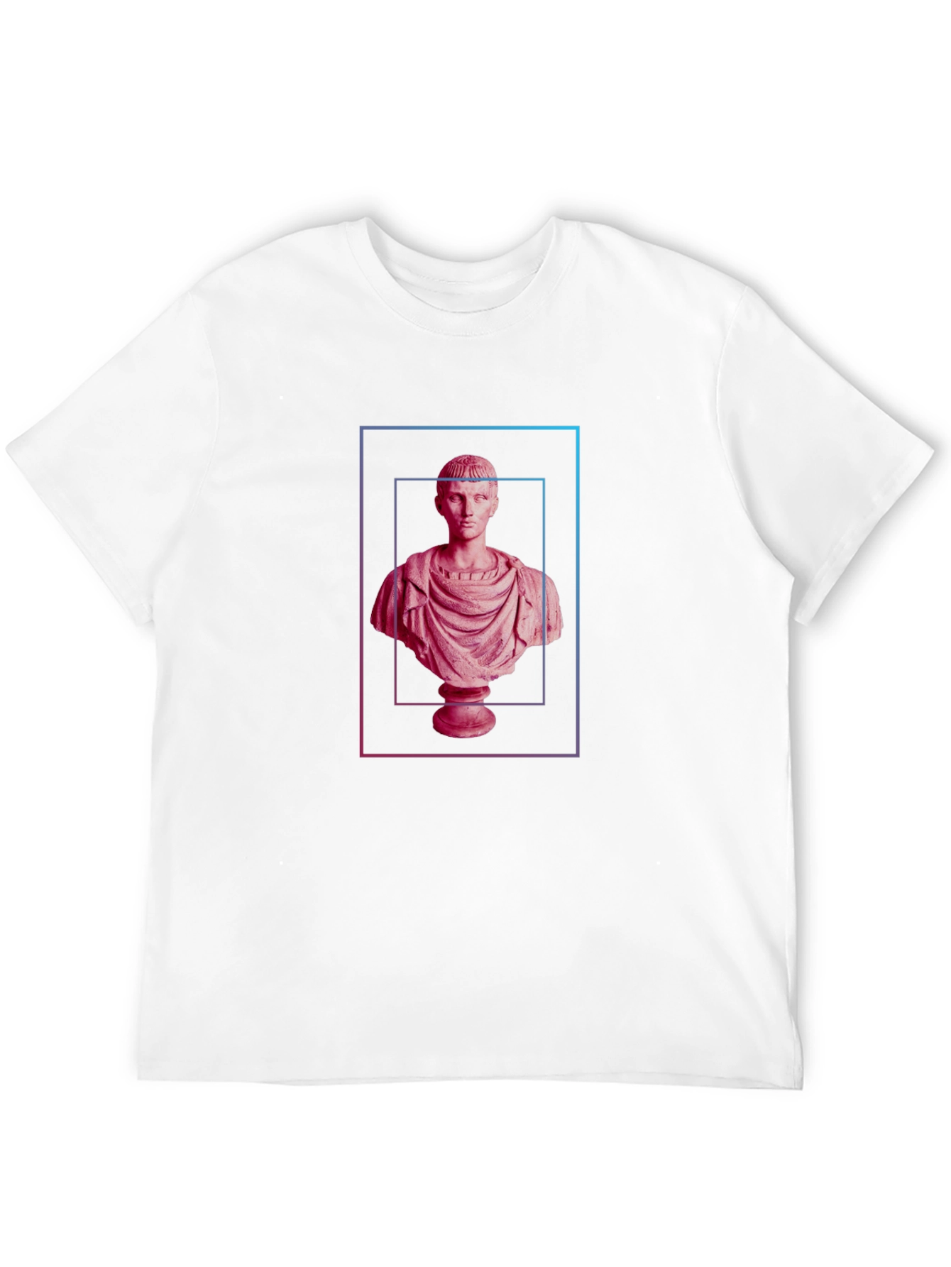 Classical Bust Graphic Tee - Modern Art Shirt