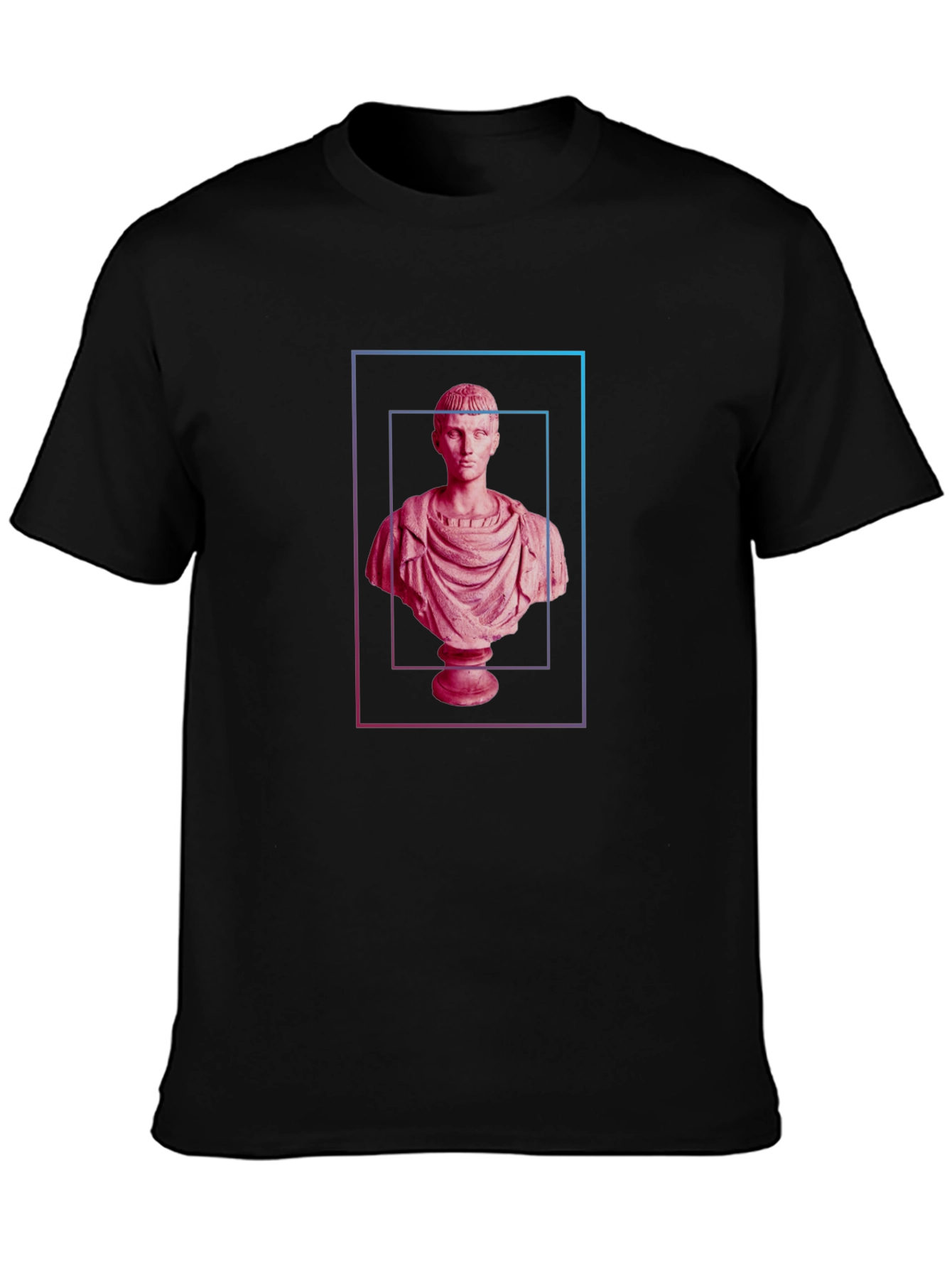 Classical Bust Graphic Tee - Modern Art Shirt