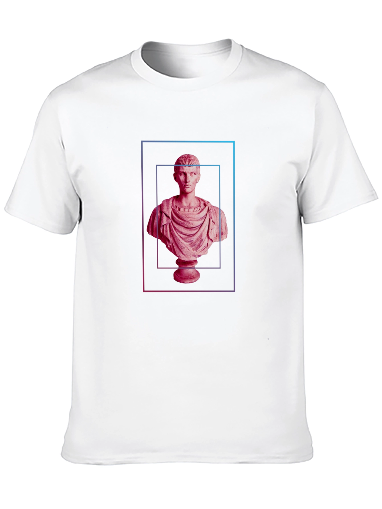 Classical Bust Graphic Tee - Modern Art Shirt