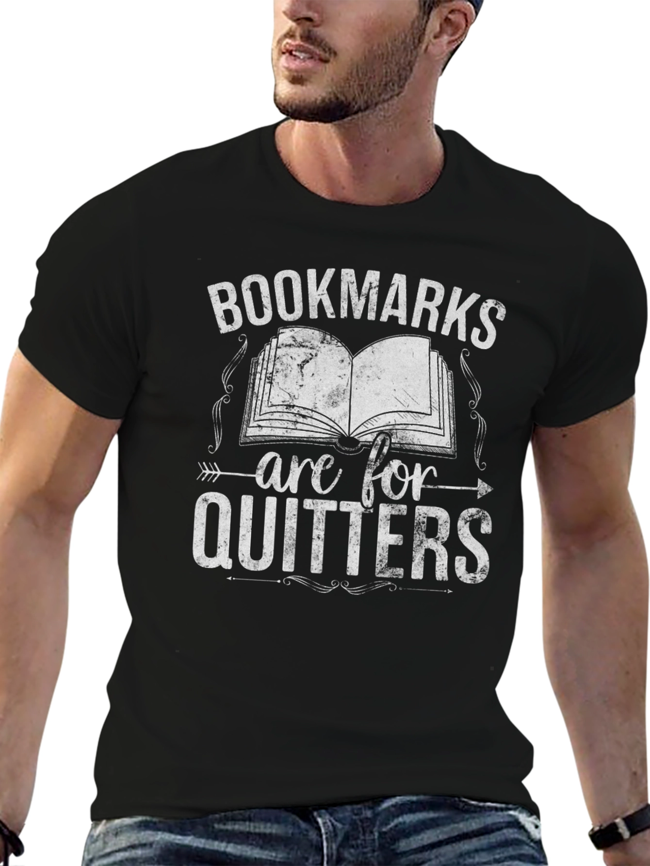 Bookmarks Are For Quitters Graphic Tee