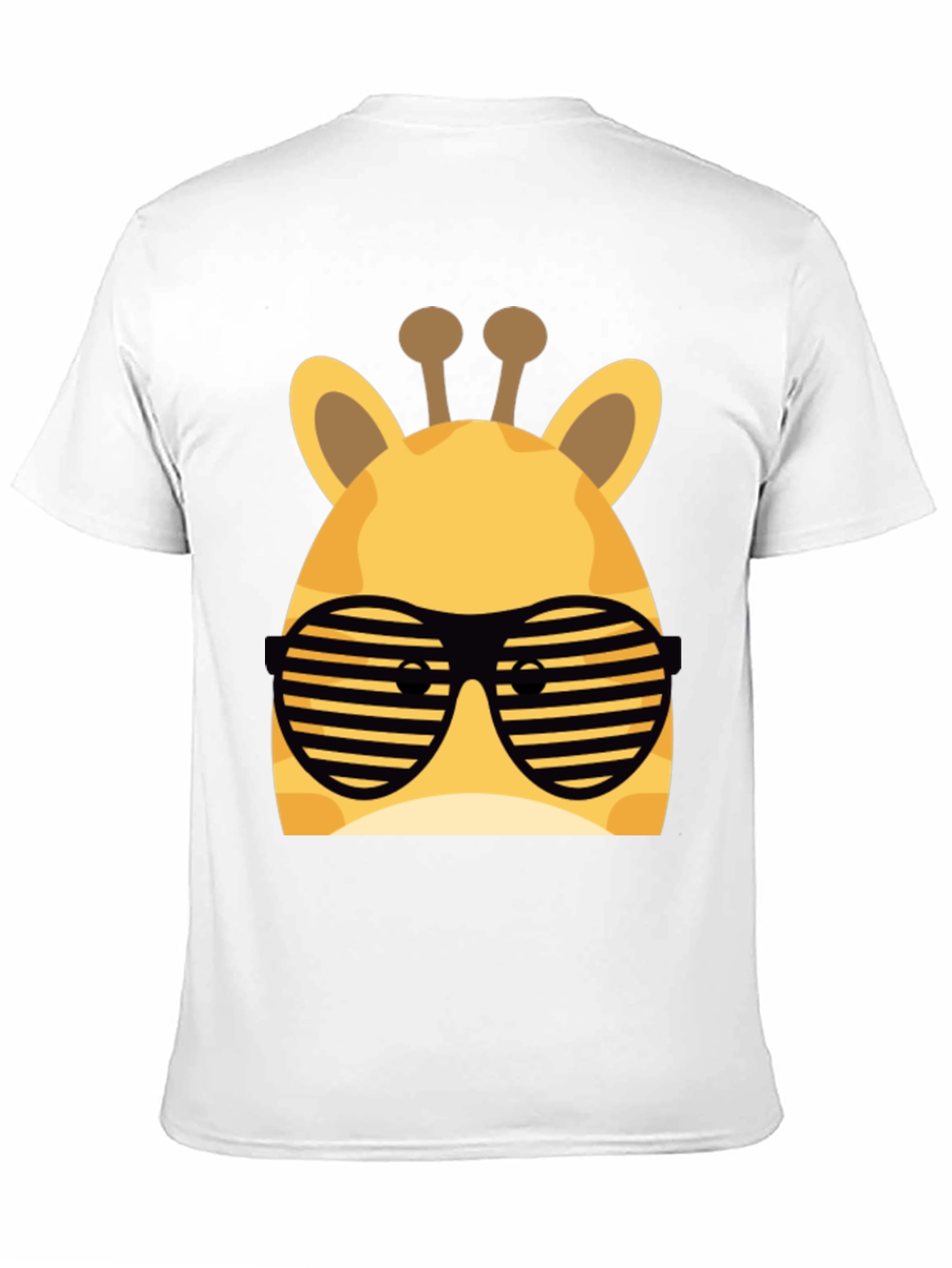 Cool Giraffe Sunglasses T-Shirt - Black