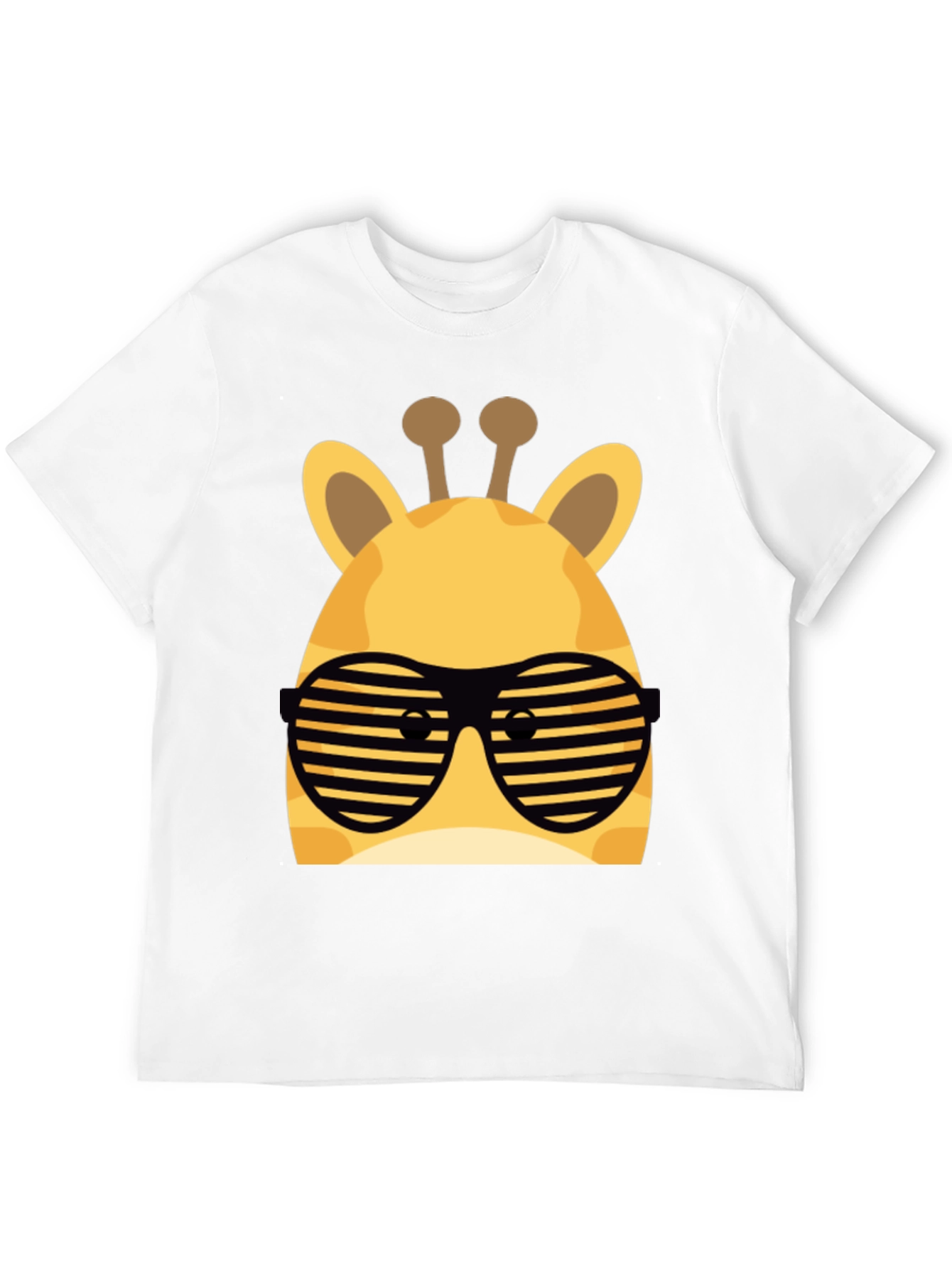 Cool Giraffe Sunglasses T-Shirt - Black