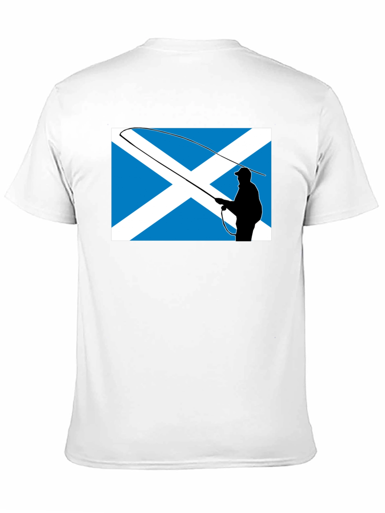 Scotland Flag Fly Fishing T-Shirt