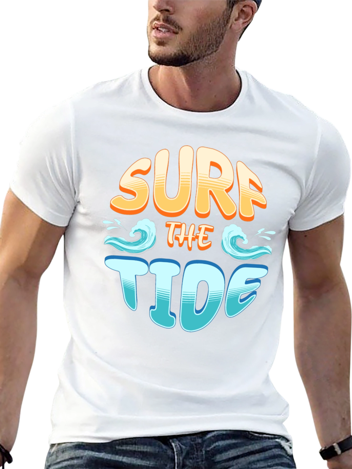 Surf the Tide T-Shirt - Beach Vibes