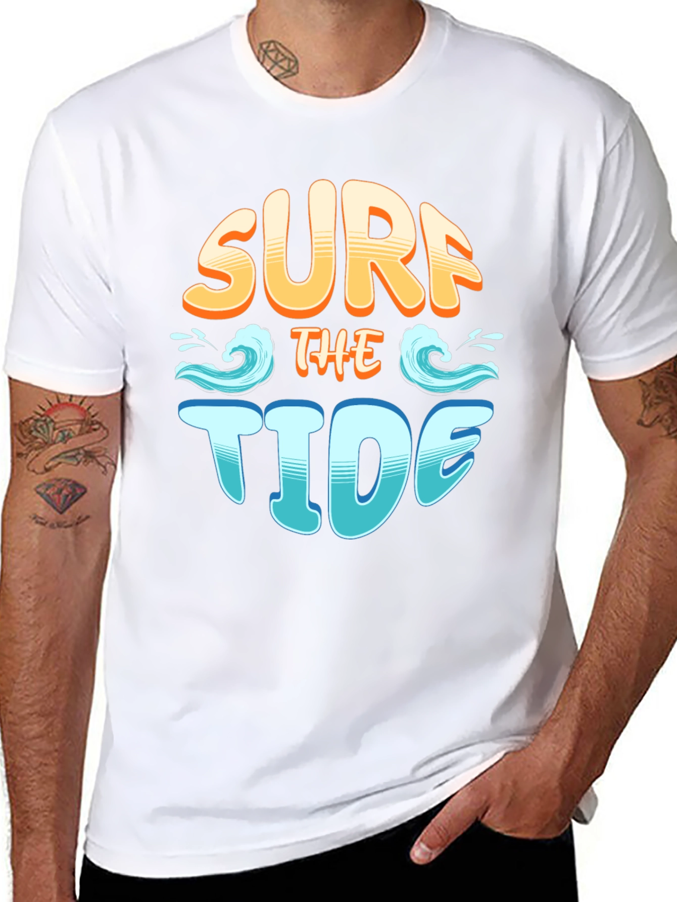 Surf the Tide T-Shirt - Beach Vibes