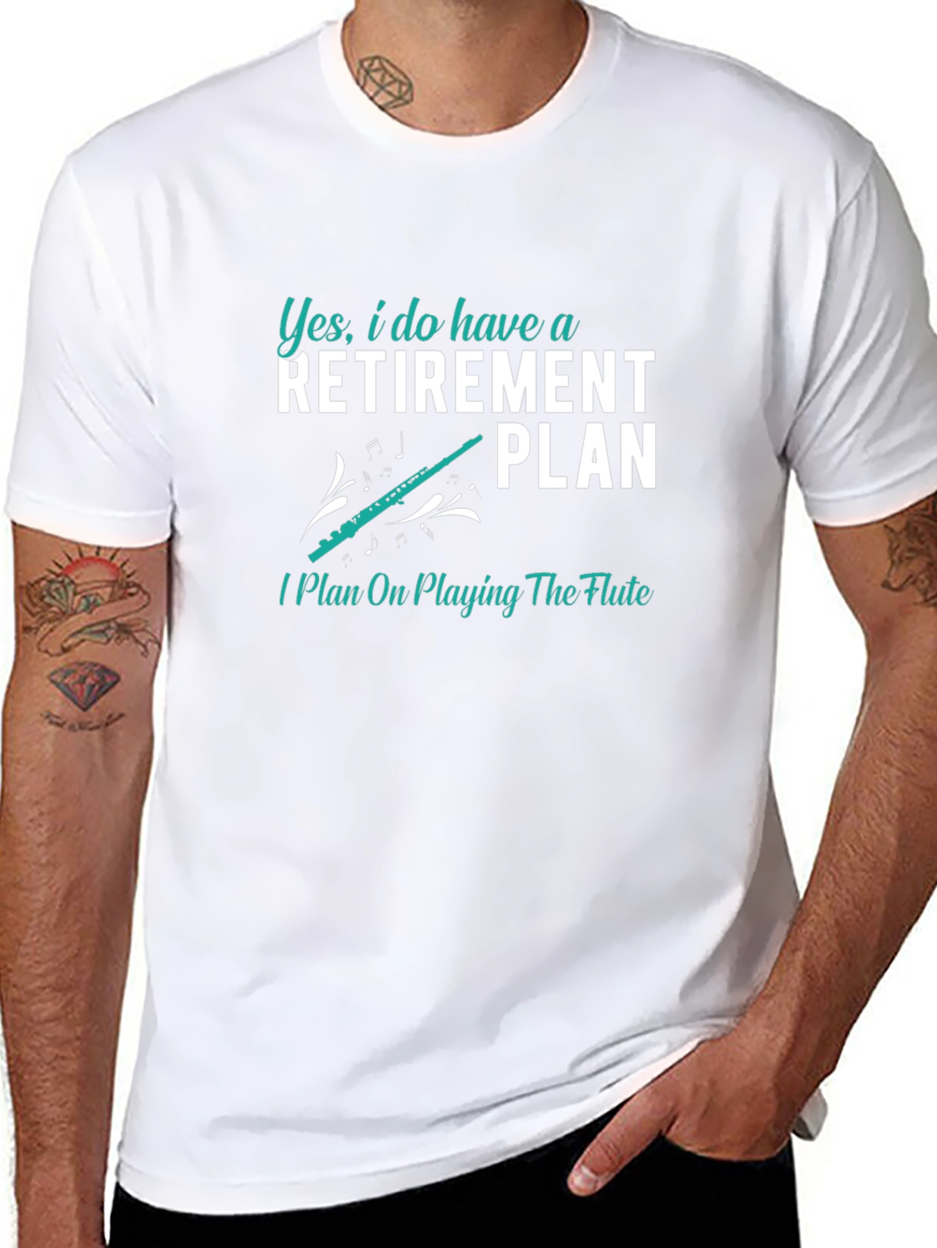 Retirement Plan Flute T-Shirt