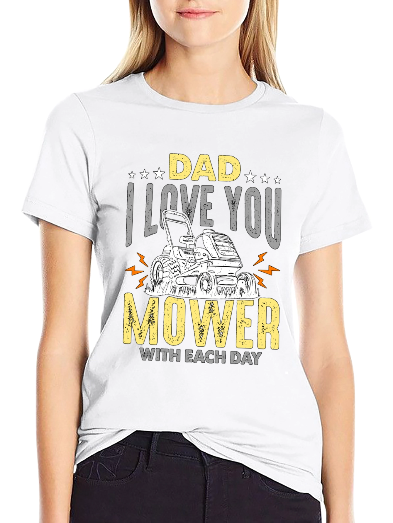 Dad Mower Graphic Tee - I Love You