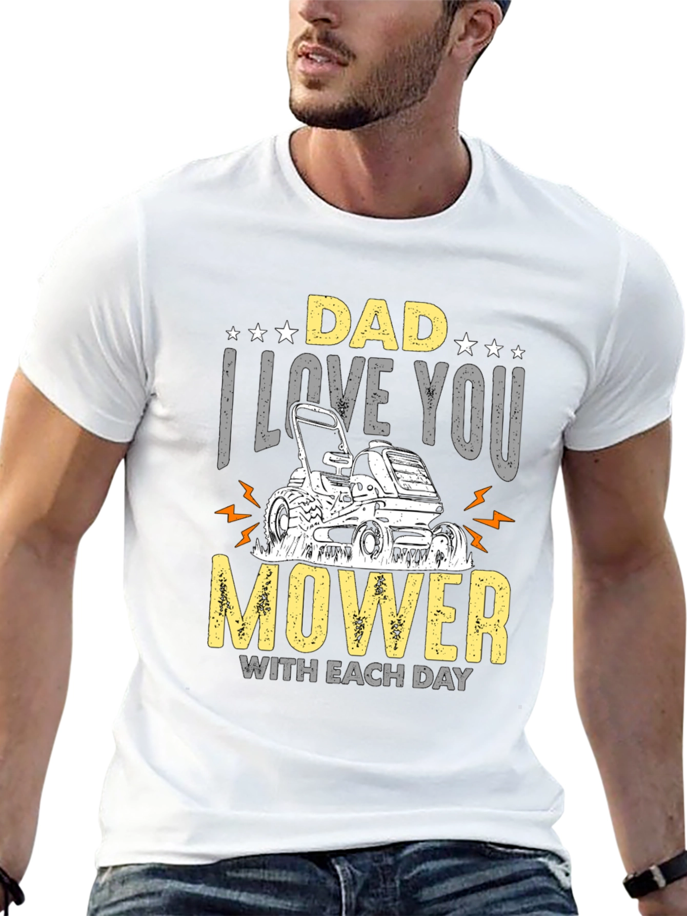 Dad Mower Graphic Tee - I Love You