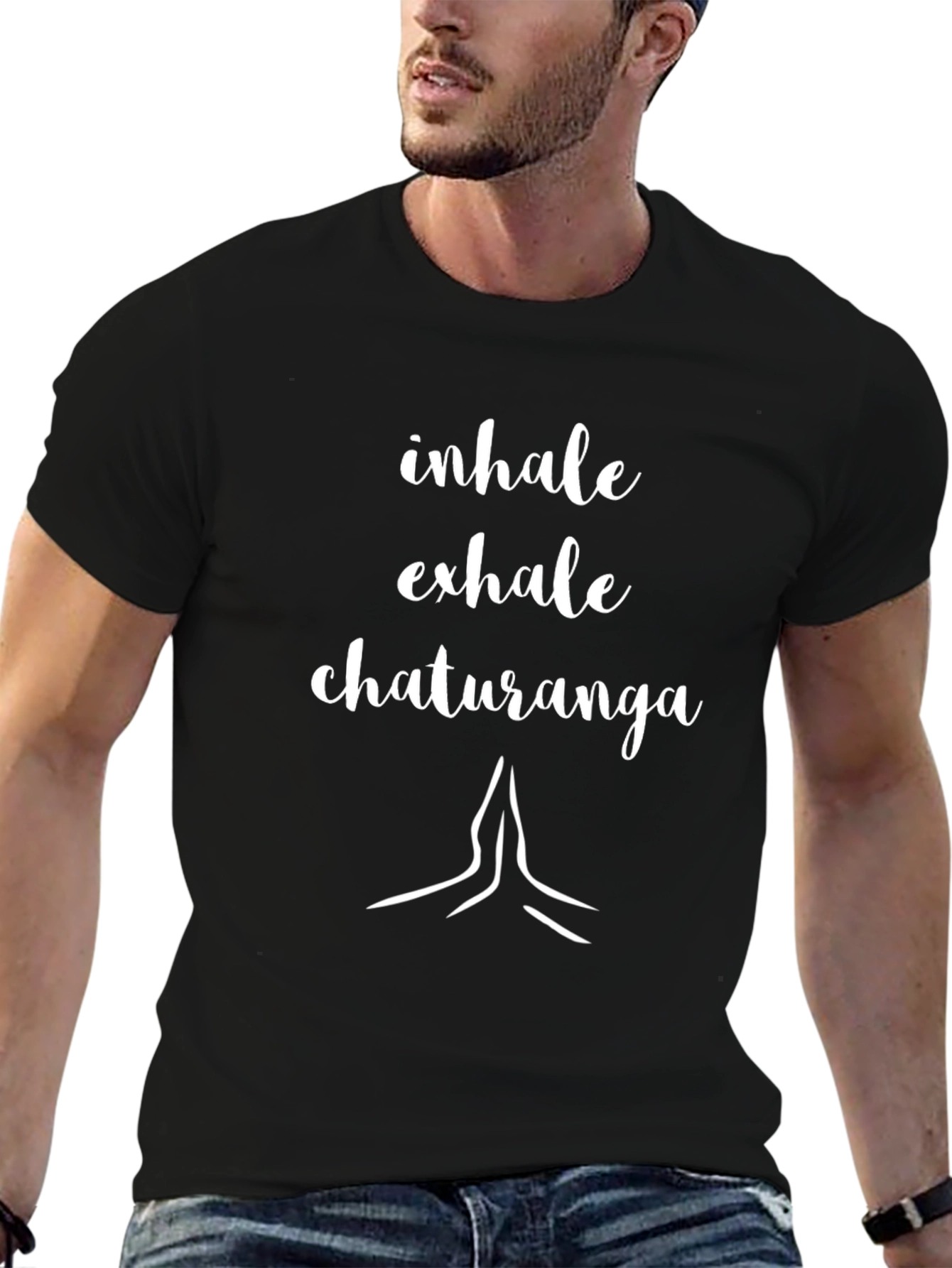 Inhale Exhale Chatarunga Yoga T-Shirt