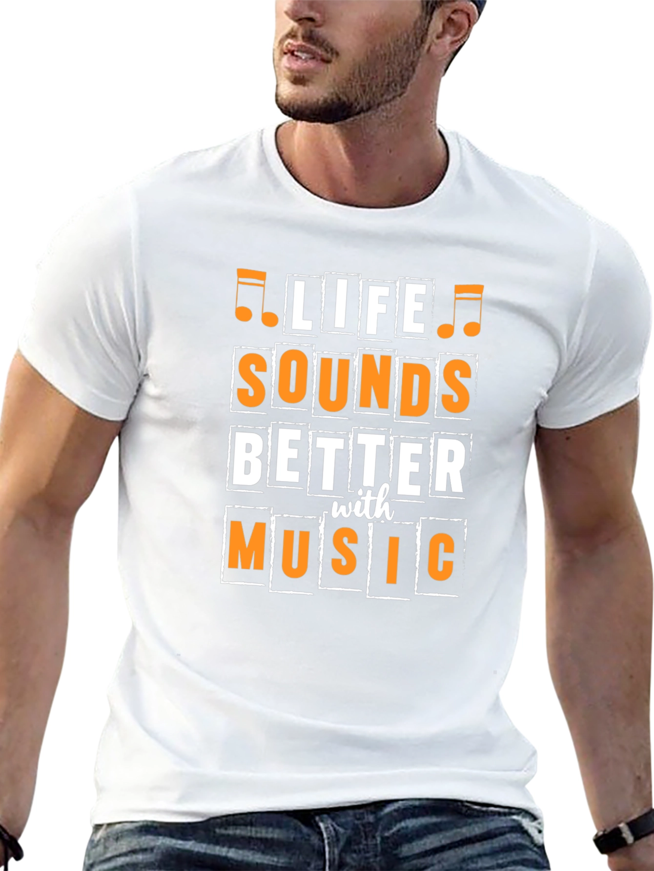 Life Sounds Better Music T-Shirt