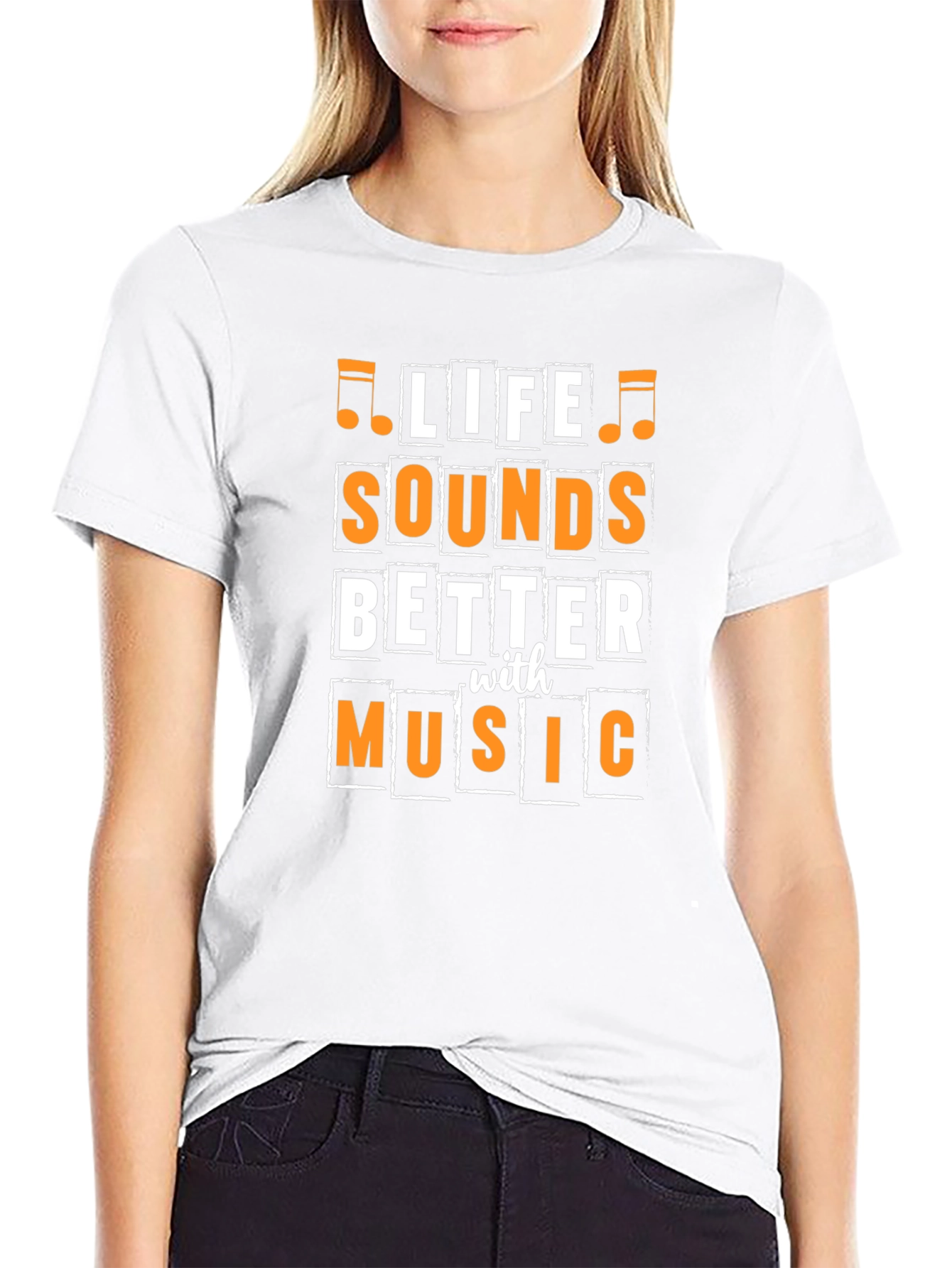 Life Sounds Better Music T-Shirt