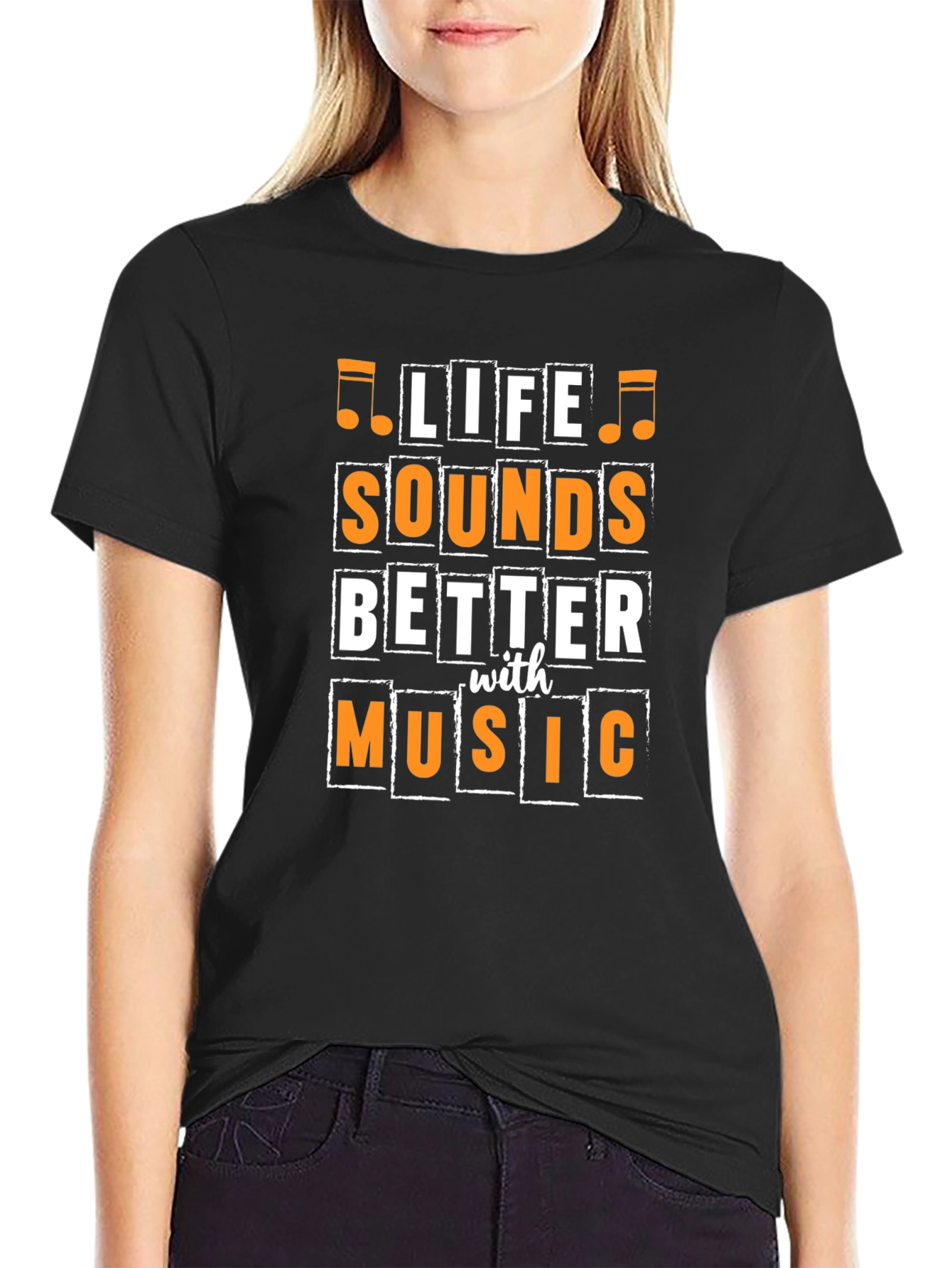 Life Sounds Better Music T-Shirt