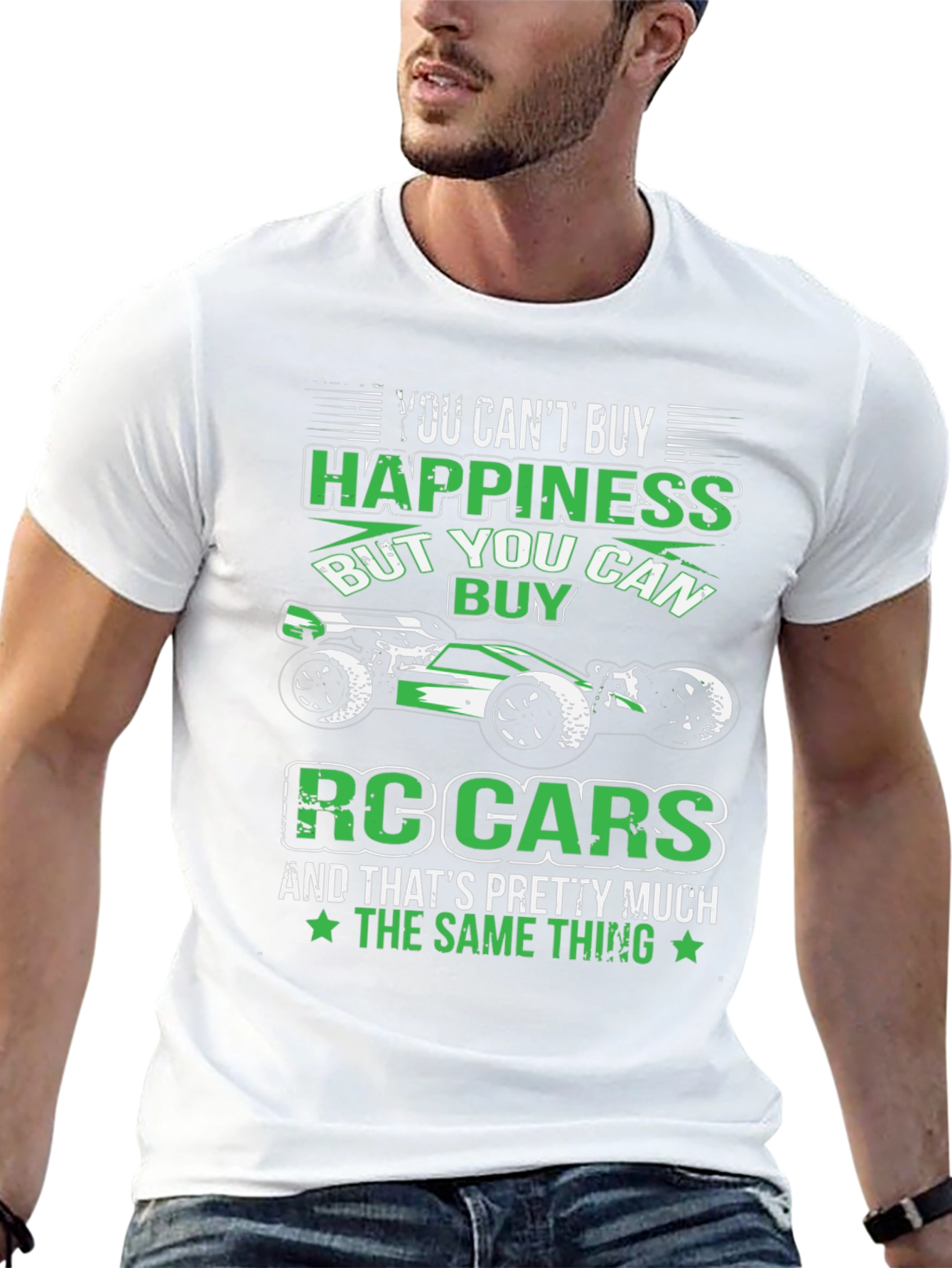 RC Cars & Happiness Black T-Shirt