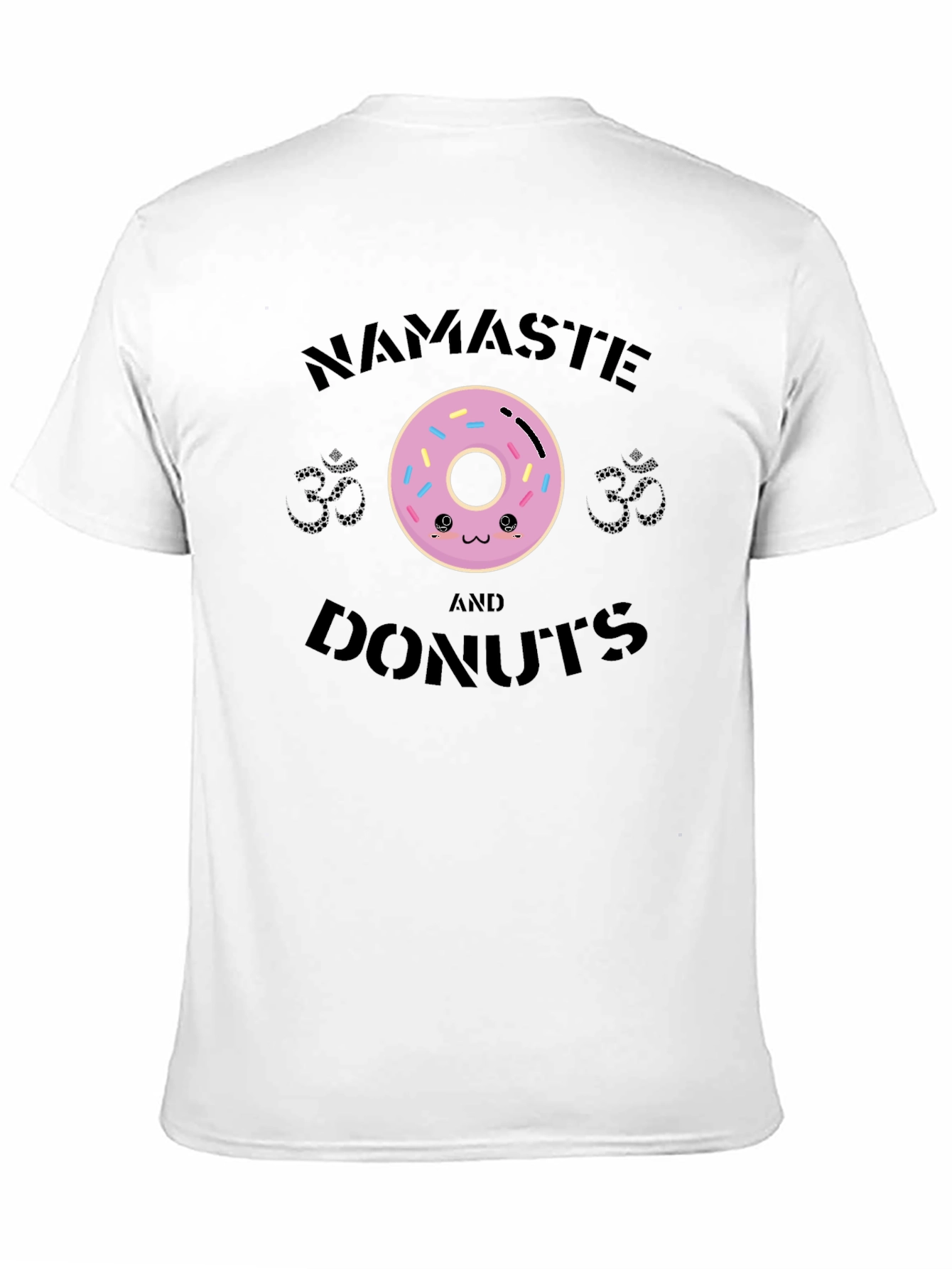 Namaste and Donuts Graphic T-Shirt