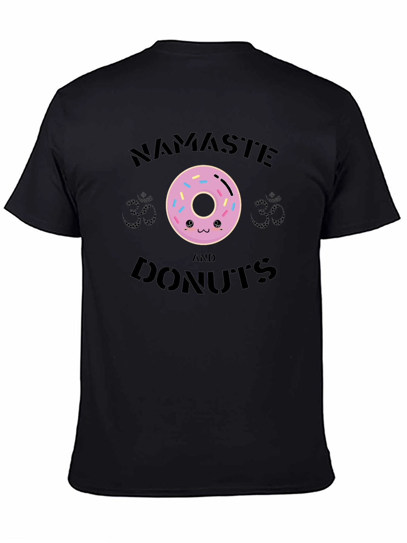 Namaste and Donuts Graphic T-Shirt