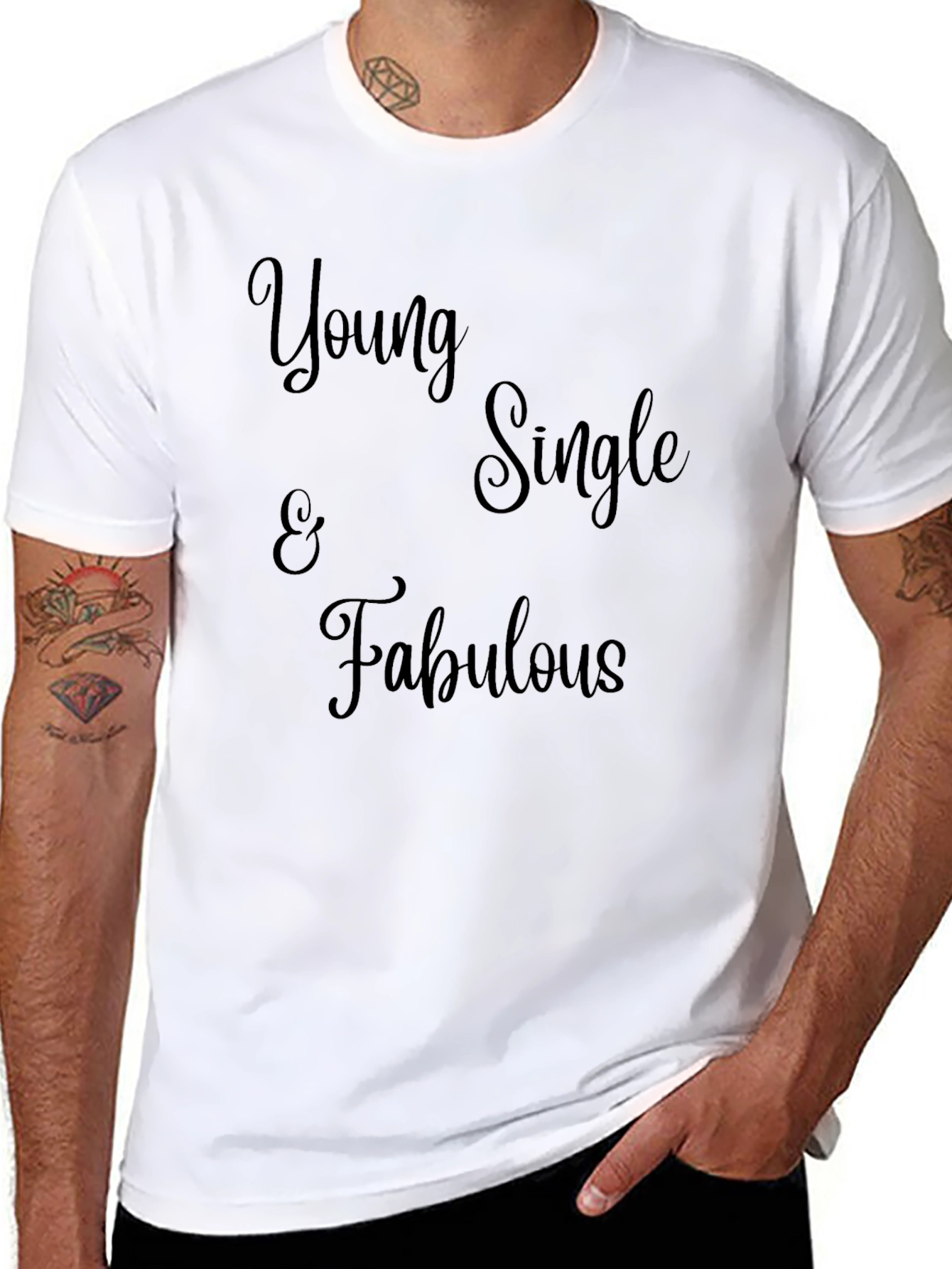 Young Single & Fabulous Black T-Shirt