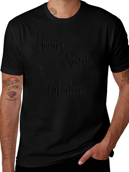Young Single & Fabulous Black T-Shirt