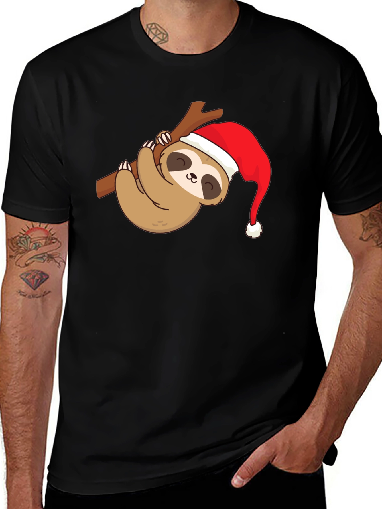 Holiday Sloth Graphic Tee
