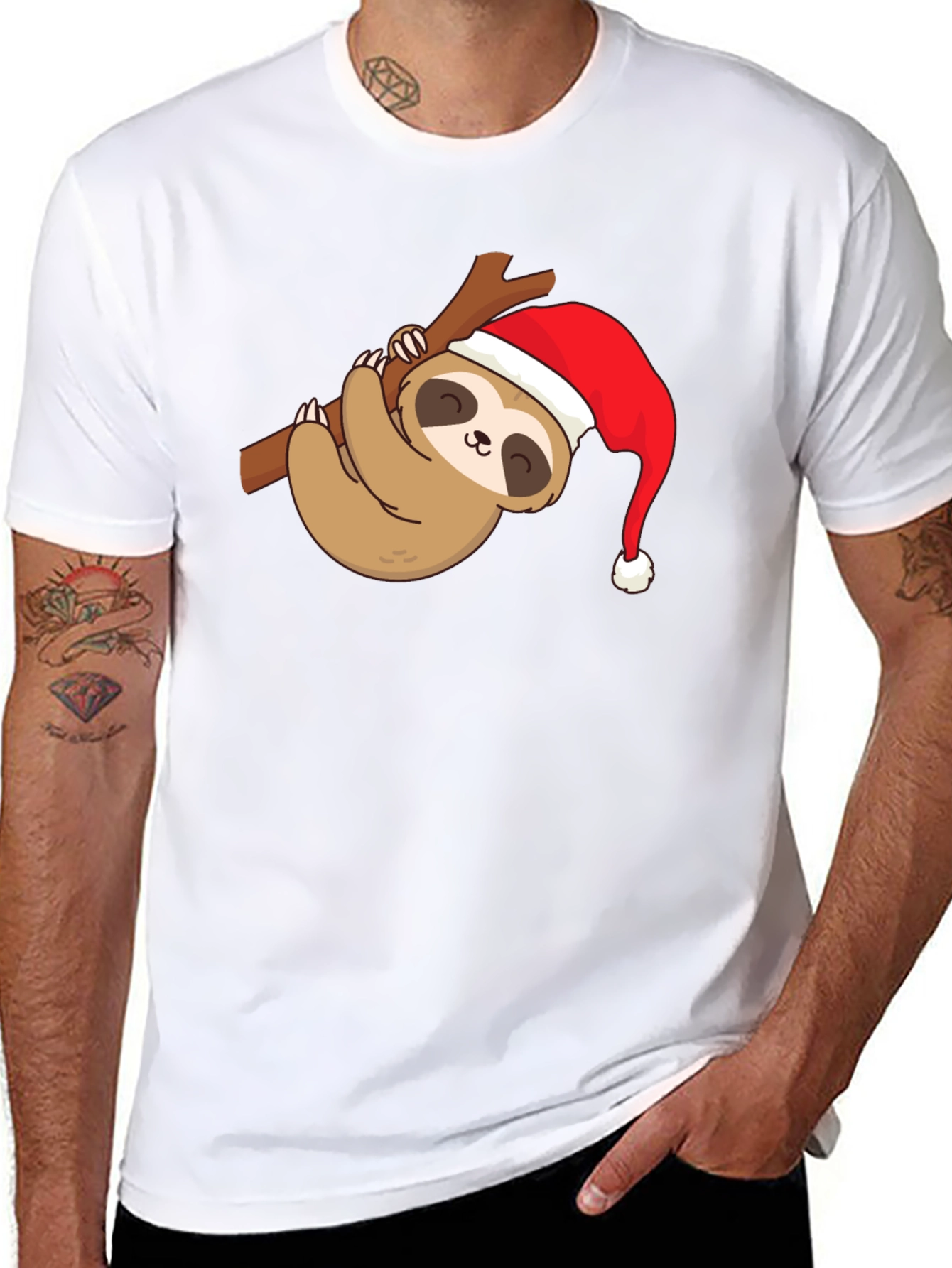 Holiday Sloth Graphic Tee