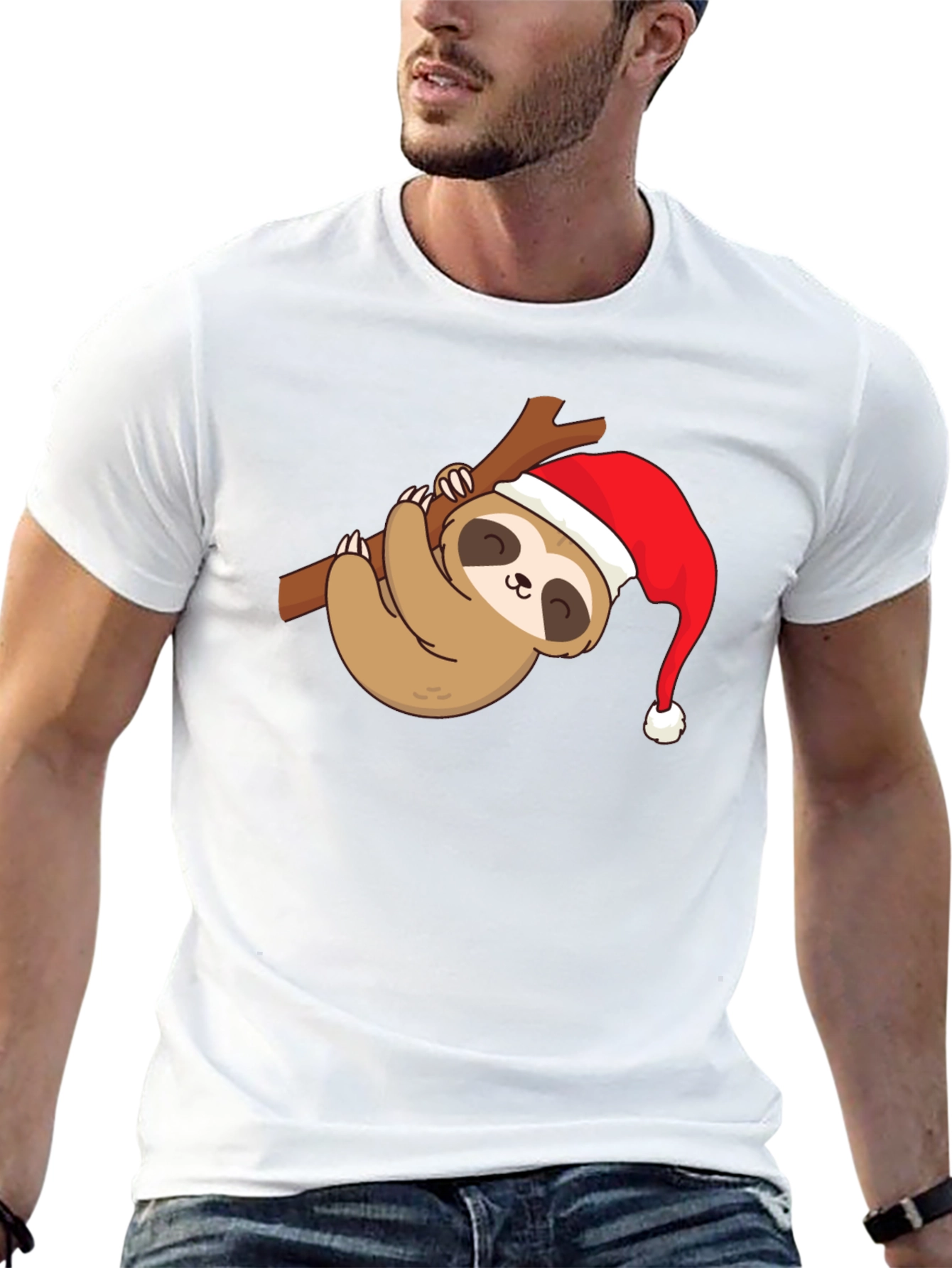 Holiday Sloth Graphic Tee