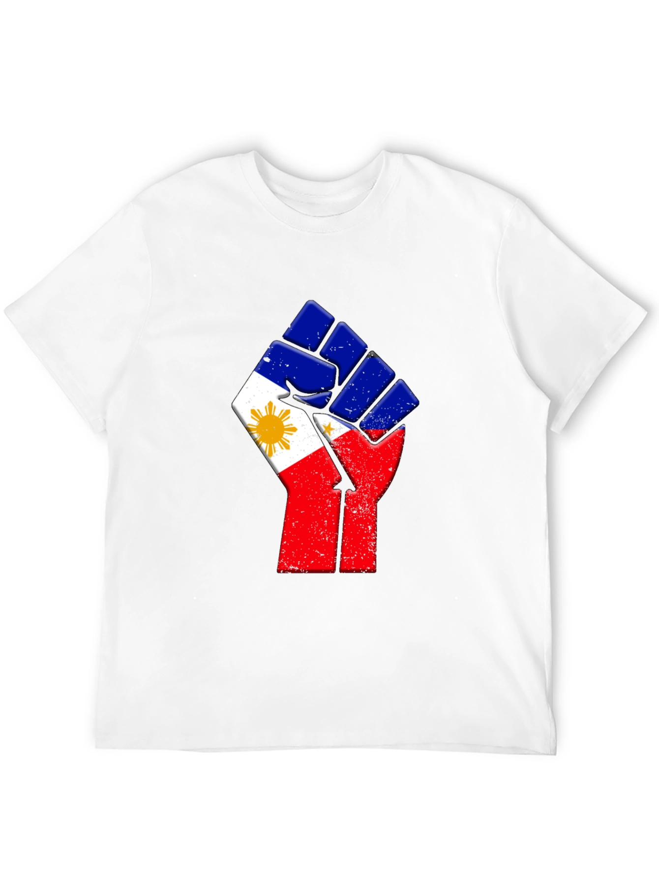 Philippines Flag Fist T-Shirt - Filipino Pride Tee