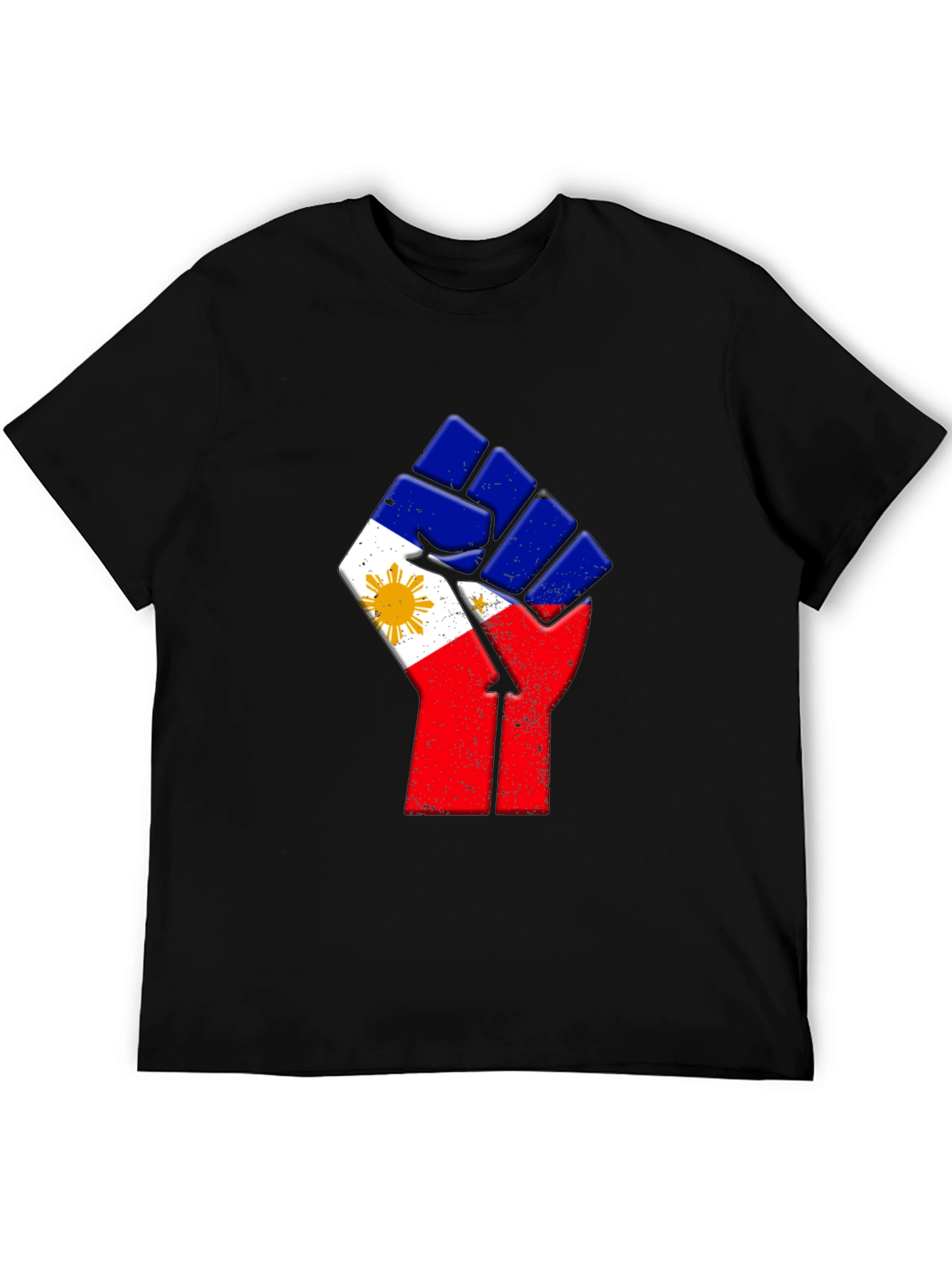 Philippines Flag Fist T-Shirt - Filipino Pride Tee