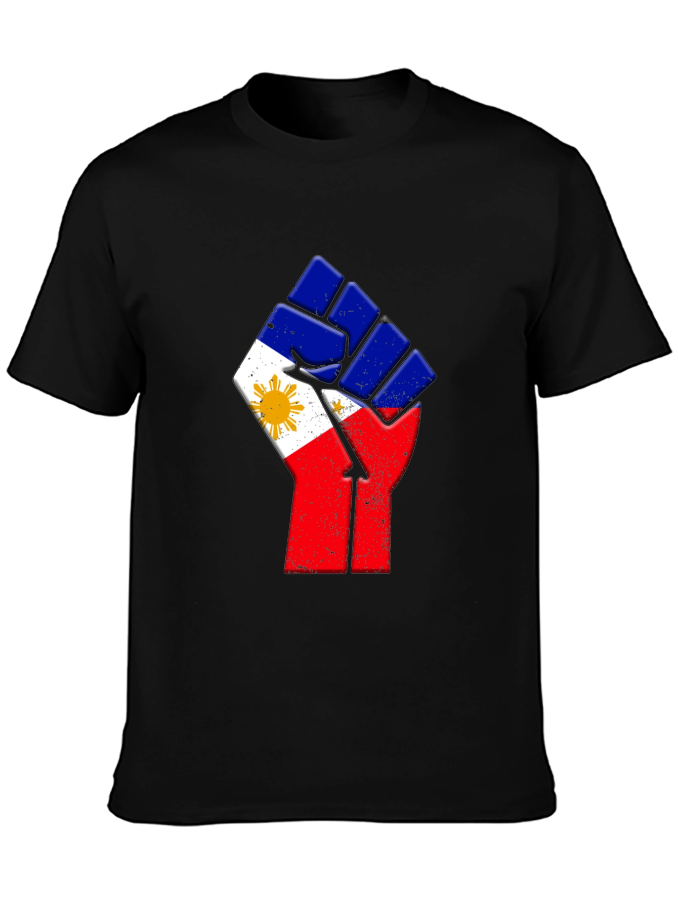 Philippines Flag Fist T-Shirt - Filipino Pride Tee