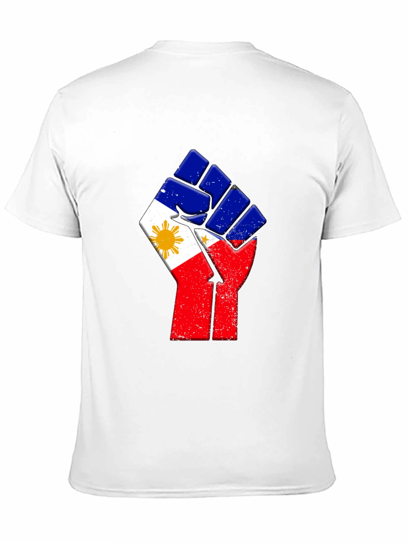 Philippines Flag Fist T-Shirt - Filipino Pride Tee