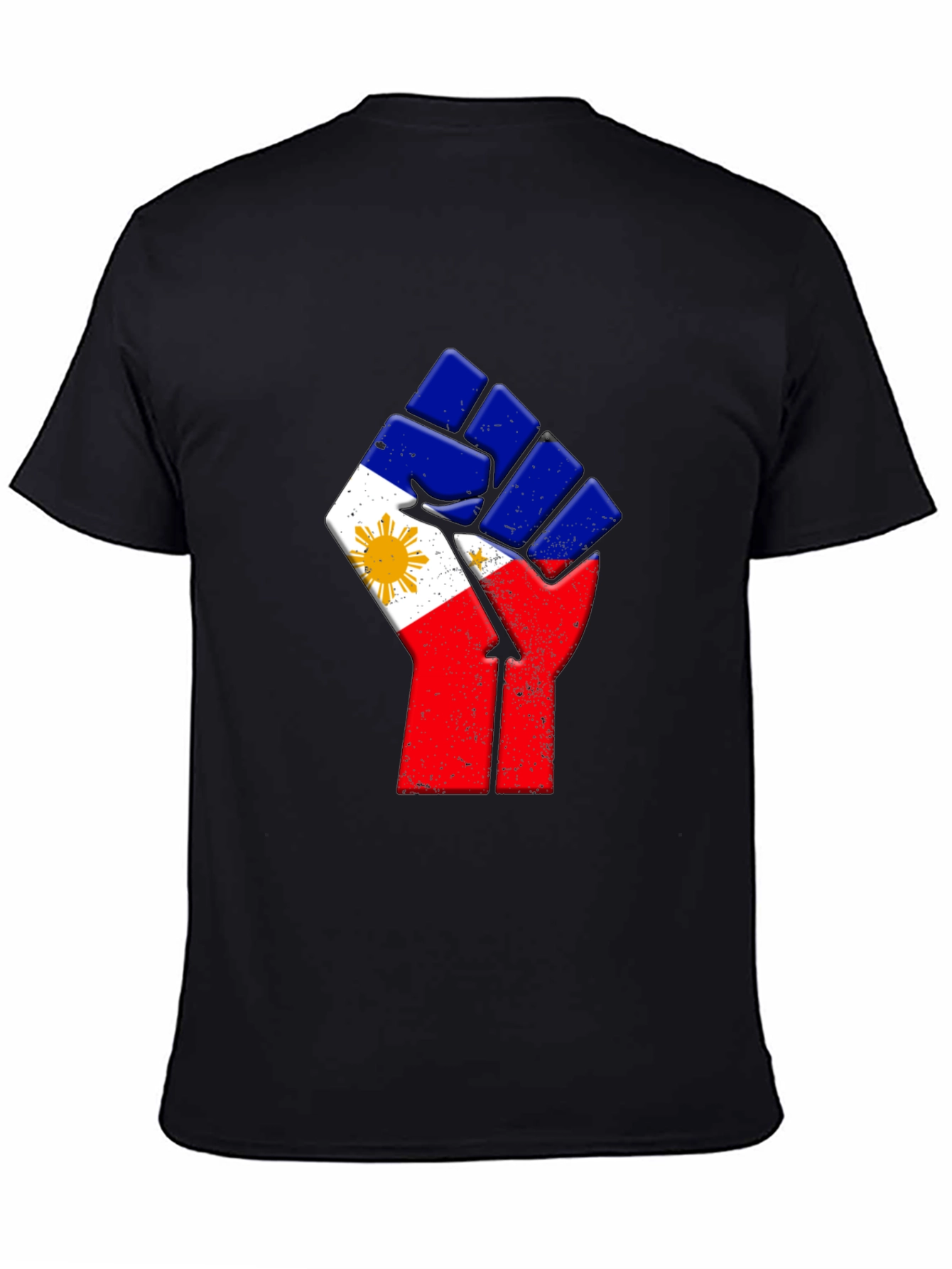 Philippines Flag Fist T-Shirt - Filipino Pride Tee
