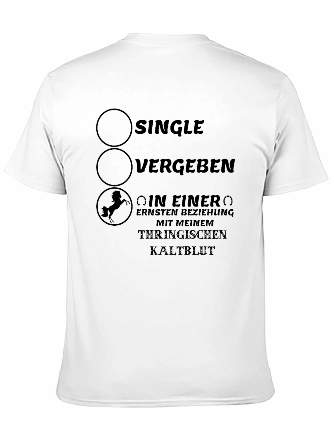 Single Vergeben Horse Lover T-Shirt