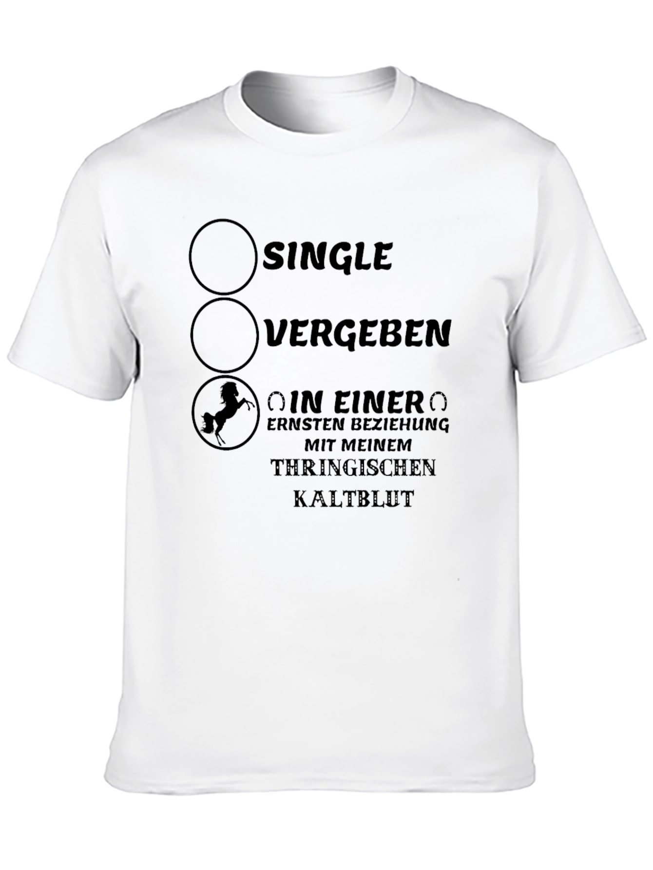 Single Vergeben Horse Lover T-Shirt