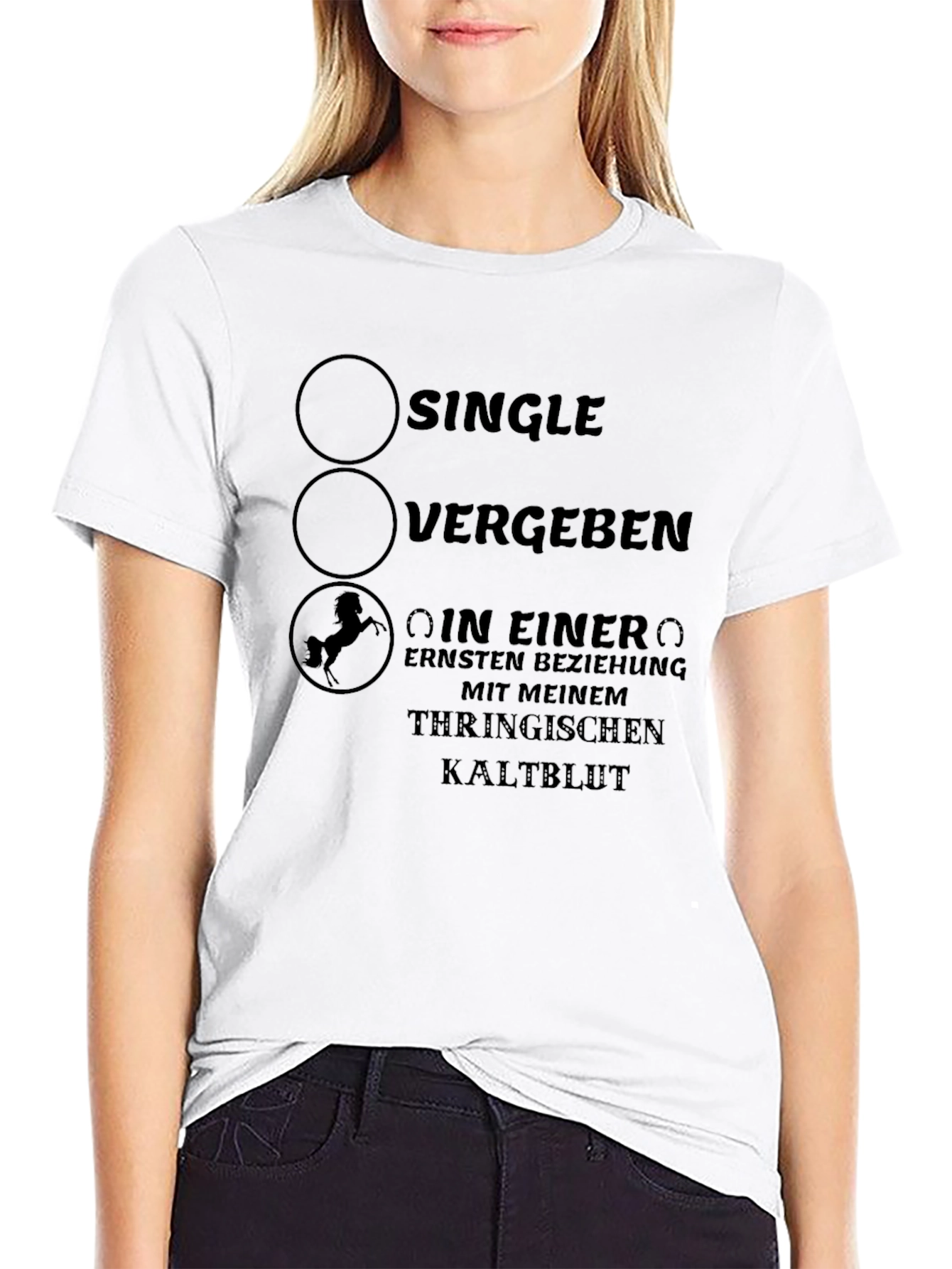 Single Vergeben Horse Lover T-Shirt