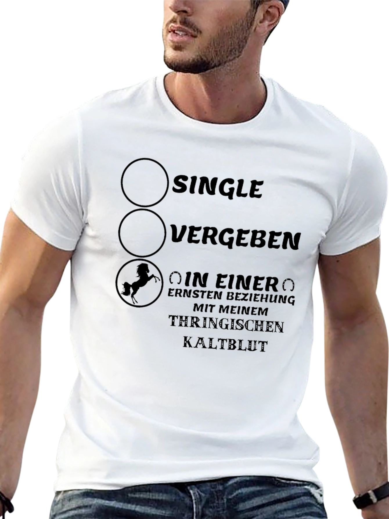 Single Vergeben Horse Lover T-Shirt